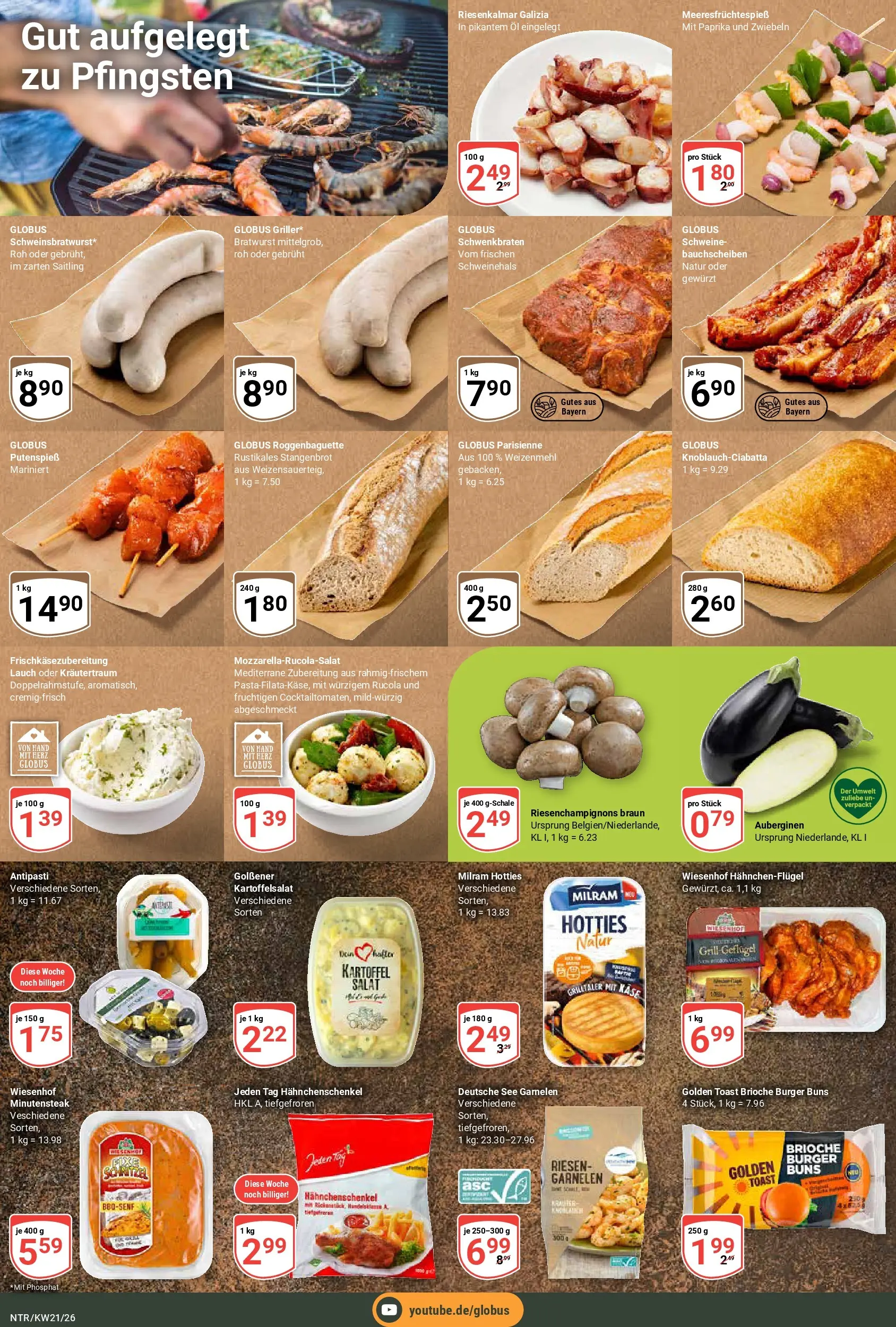 Globus Prospekt Neutraubling	 (ab 17.05.2026) » Angebote online | Seite: 19 | Produkte: Öl, Rucola, Garnelen, Milram