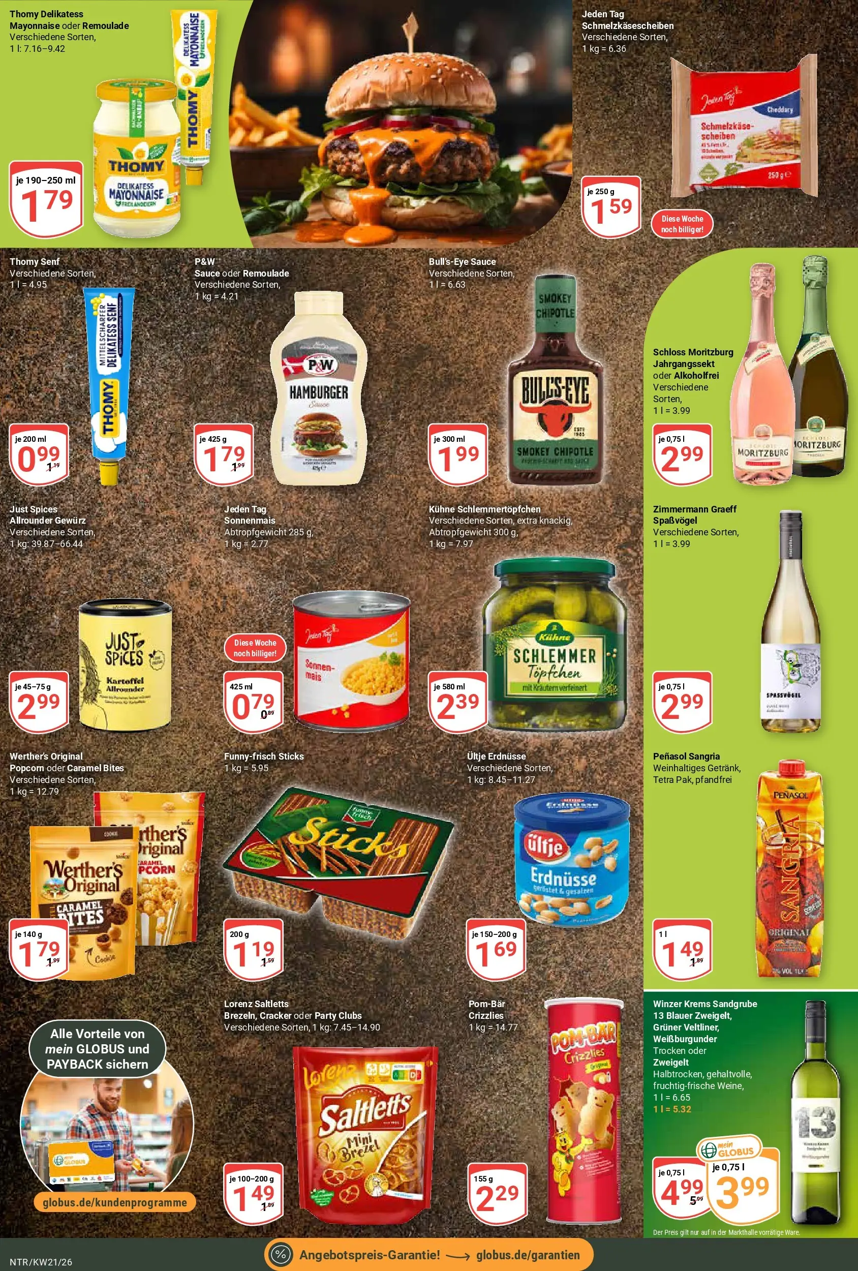 Globus Prospekt Neutraubling	 (ab 17.05.2026) » Angebote online | Seite: 20 | Produkte: Ultje erdnusse, Erdnüsse, Mayonnaise