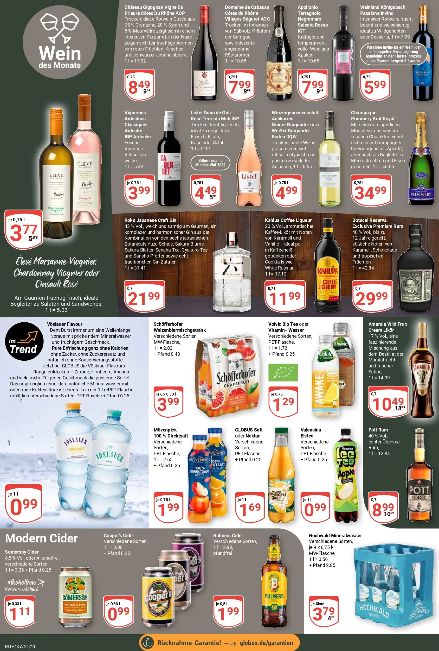 Globus Prospekt Rüsselsheim	 (ab 17.05.2026) » Angebote online | Seite: 15 | Produkte: Käse, Apple, Kirschen, Fisch