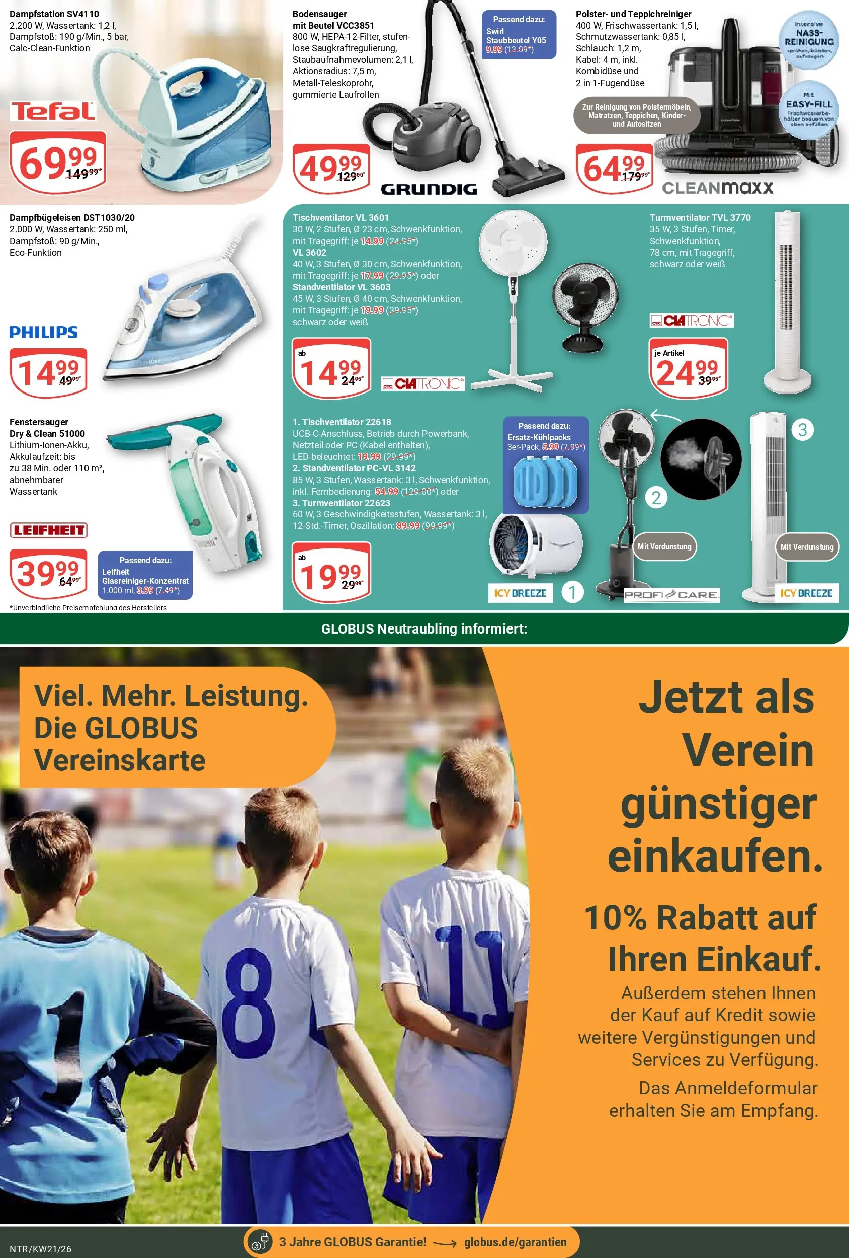 Globus Prospekt Neutraubling	 (ab 17.05.2026) » Angebote online | Seite: 24 | Produkte: Kabel, Philips, Turmventilator, PC