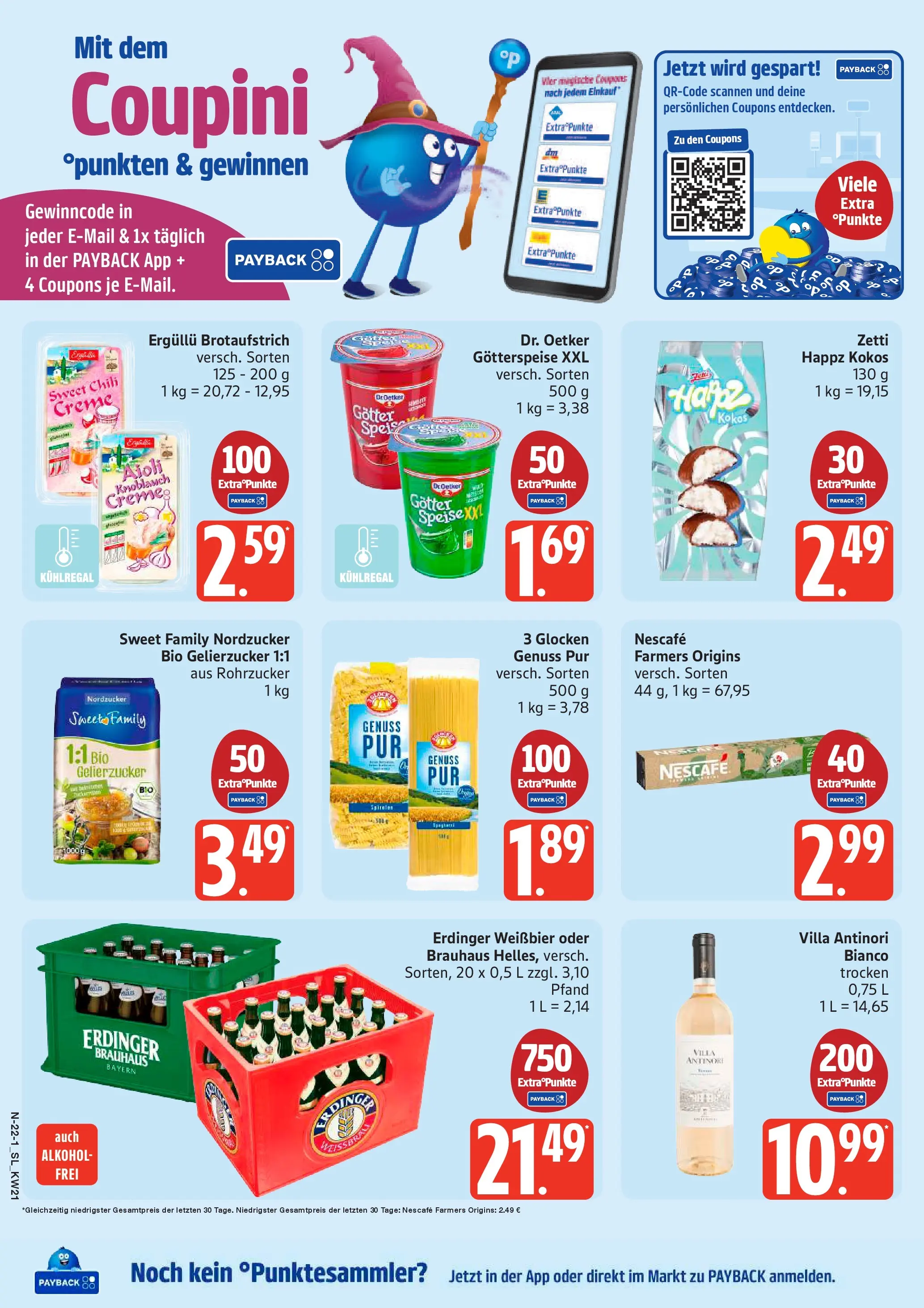 Edeka prospekt Schleswig	 (ab 17.05.2026) » Angebote Online | Seite: 22 | Produkte: Erdinger, Weißbier, Chili, Pasta