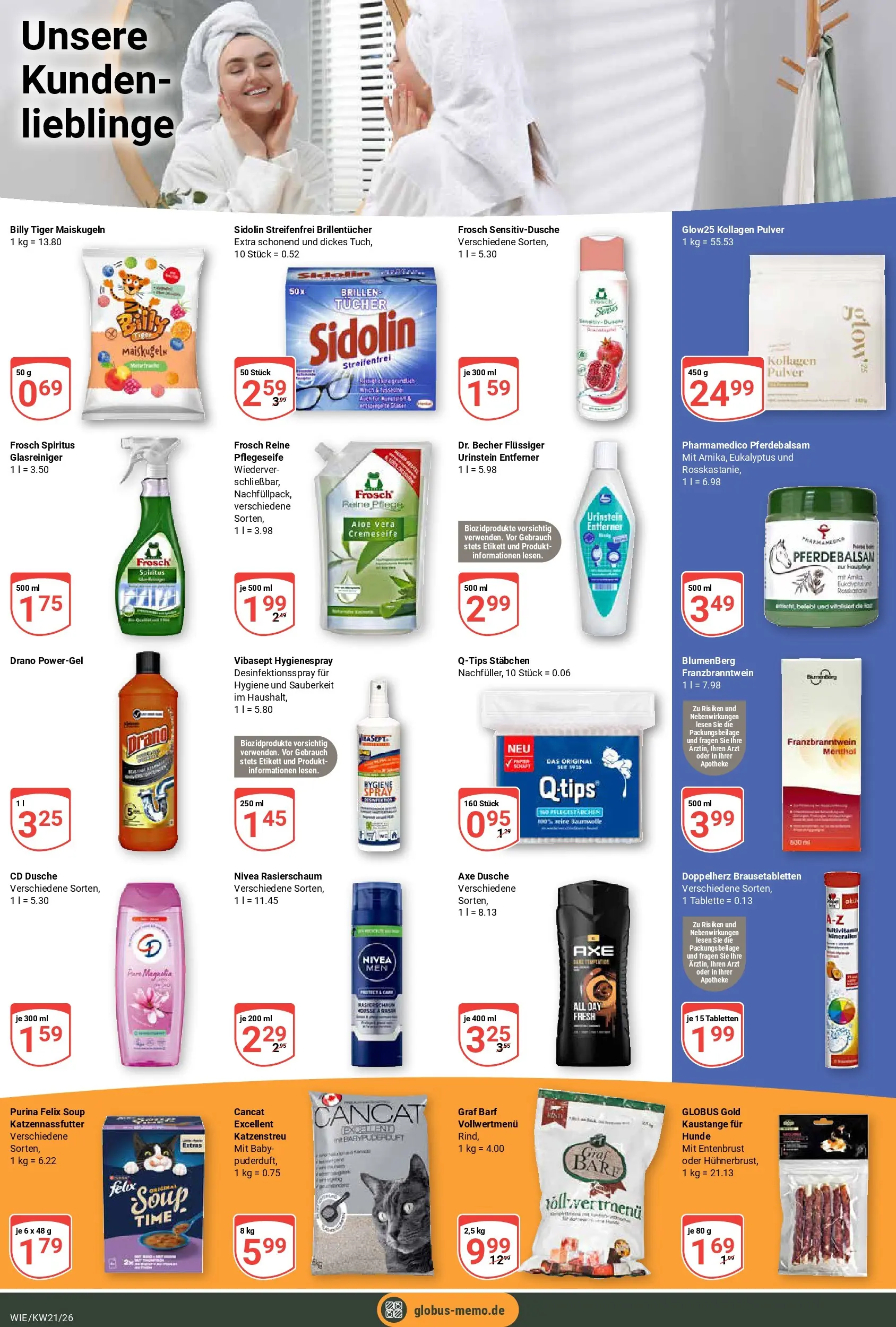 Globus Prospekt Waghäusel	 (ab 17.05.2026) » Angebote online | Seite: 22 | Produkte: Dusche, Tür, Rasierschaum, Axe