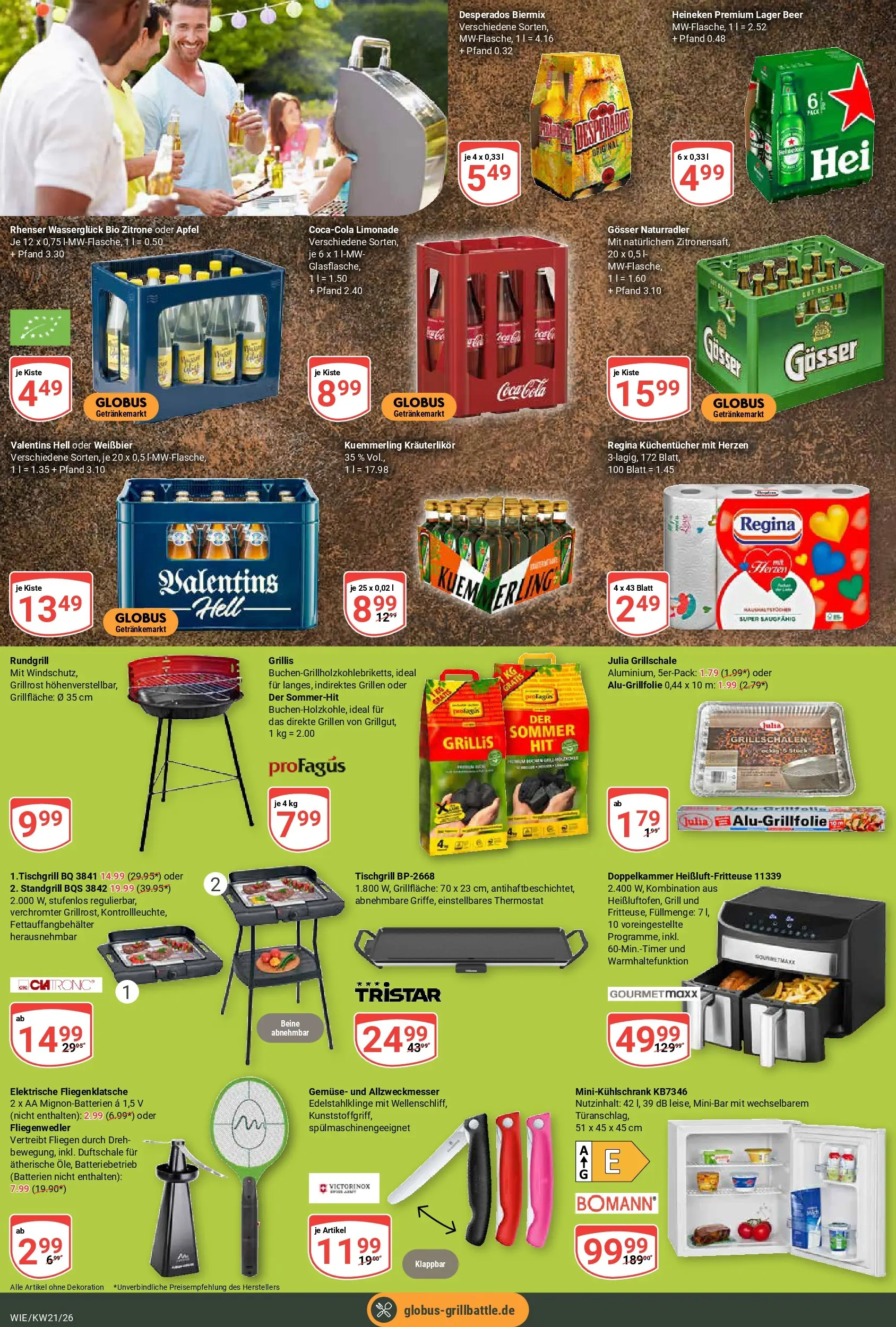 Globus Prospekt Waghäusel	 (ab 17.05.2026) » Angebote online | Seite: 25 | Produkte: Mars, Heineken, Gemüse, Desperados