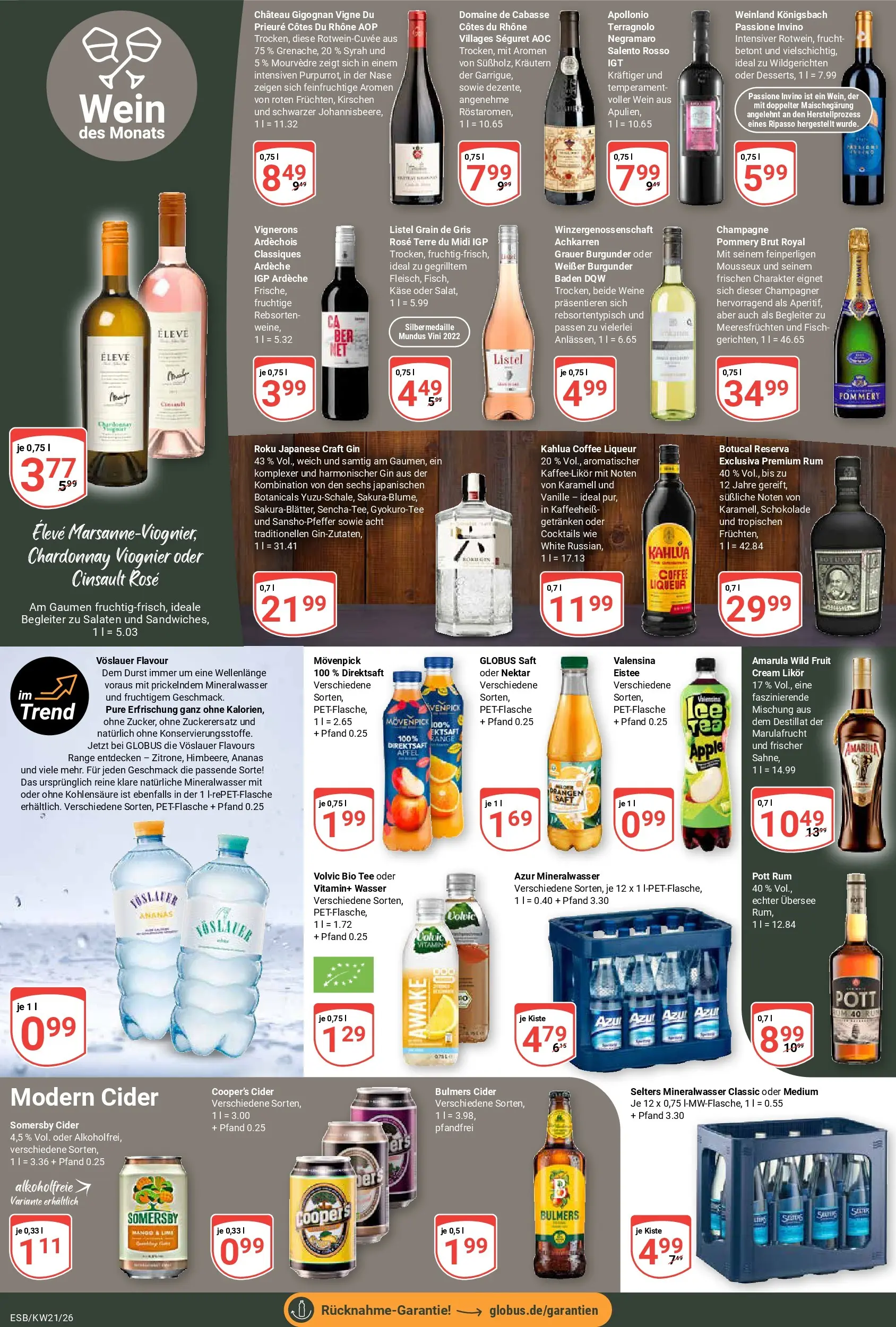 Globus Prospekt Eschborn	 (ab 17.05.2026) » Angebote online | Seite: 16 | Produkte: Äpfel, Fisch, Saft, Tee