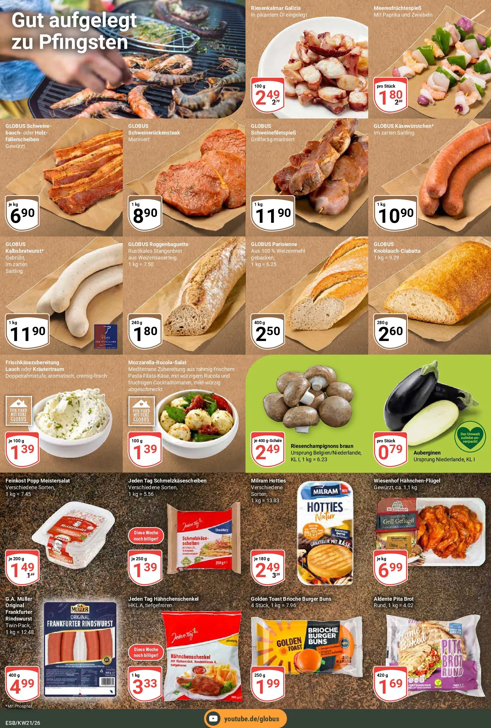 Globus Prospekt Eschborn	 (ab 17.05.2026) » Angebote online | Seite: 23 | Produkte: Hahnchenschenkel, Öl, Zwiebeln, Brot