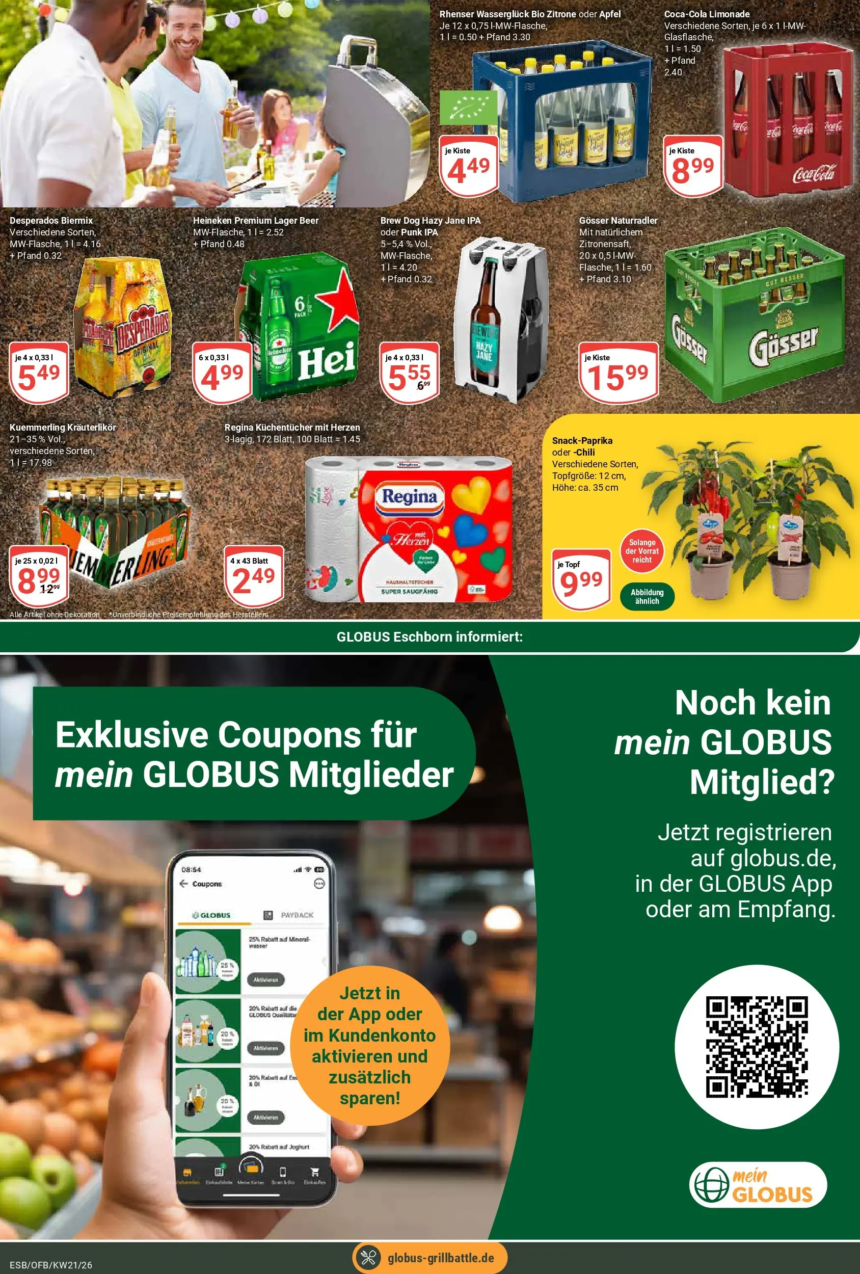 Globus Prospekt Eschborn	 (ab 17.05.2026) » Angebote online | Seite: 25 | Produkte: Heineken, Zitrone, Chili, Desperados