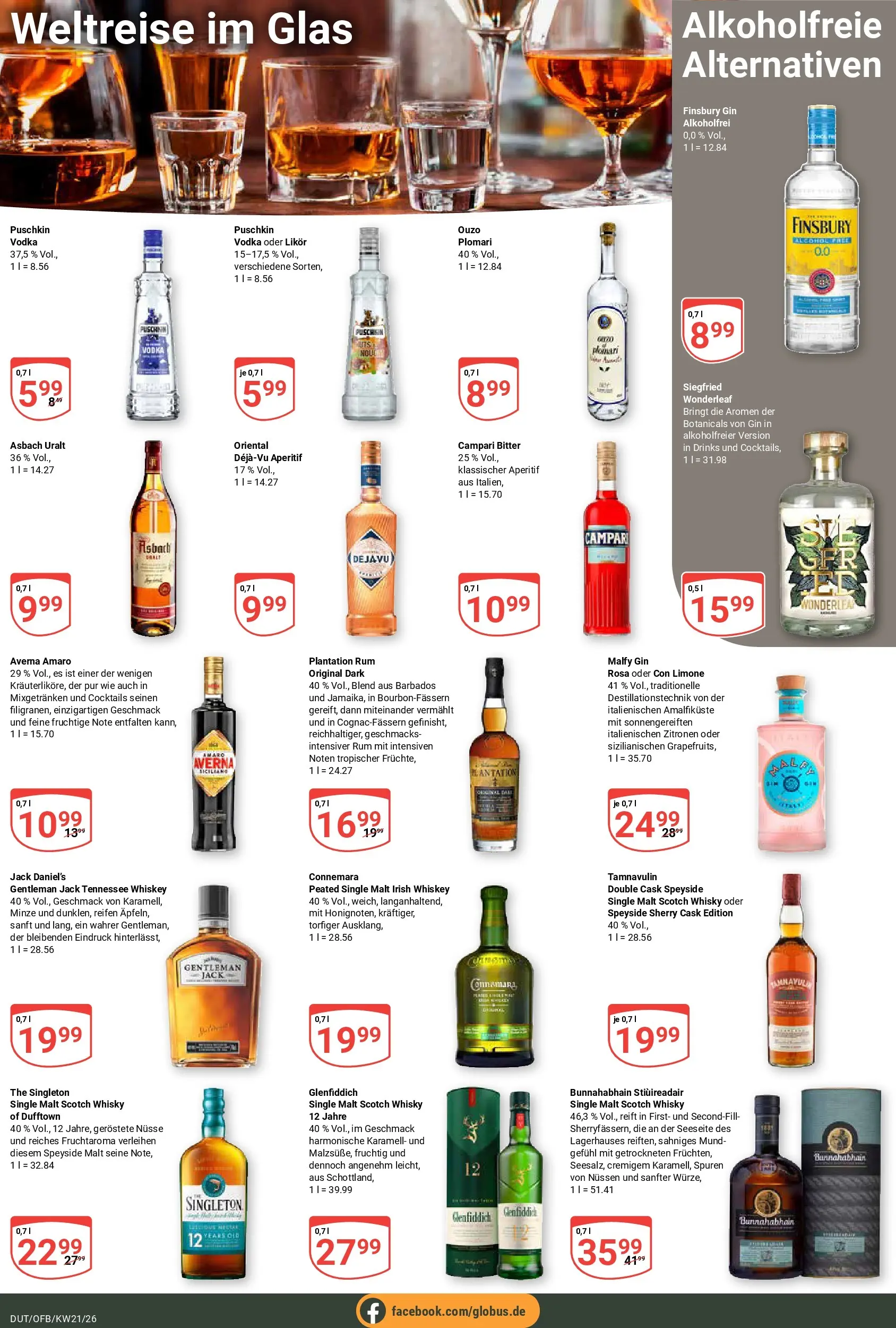 Globus Prospekt Wetzlar-Dutenhofen	 (ab 17.05.2026) » Angebote online | Seite: 16 | Produkte: Jack Daniel's, Nüsse, Zitronen, Asbach