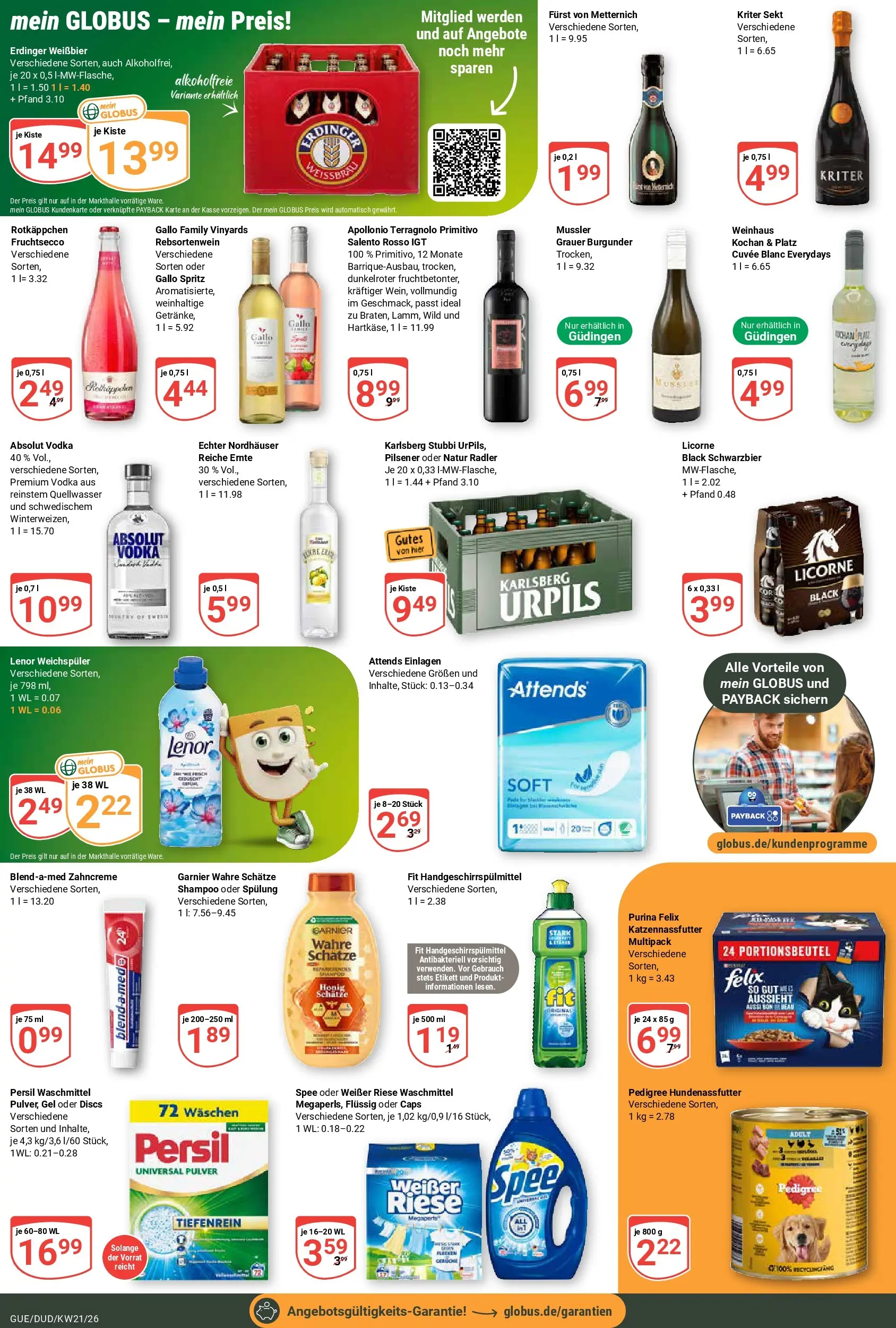 Globus Prospekt Saarbrücken-Dudweiler	 (ab 17.05.2026) » Angebote online | Seite: 5 | Produkte: Weißbier, Radler, Pedigree, Rotkäppchen