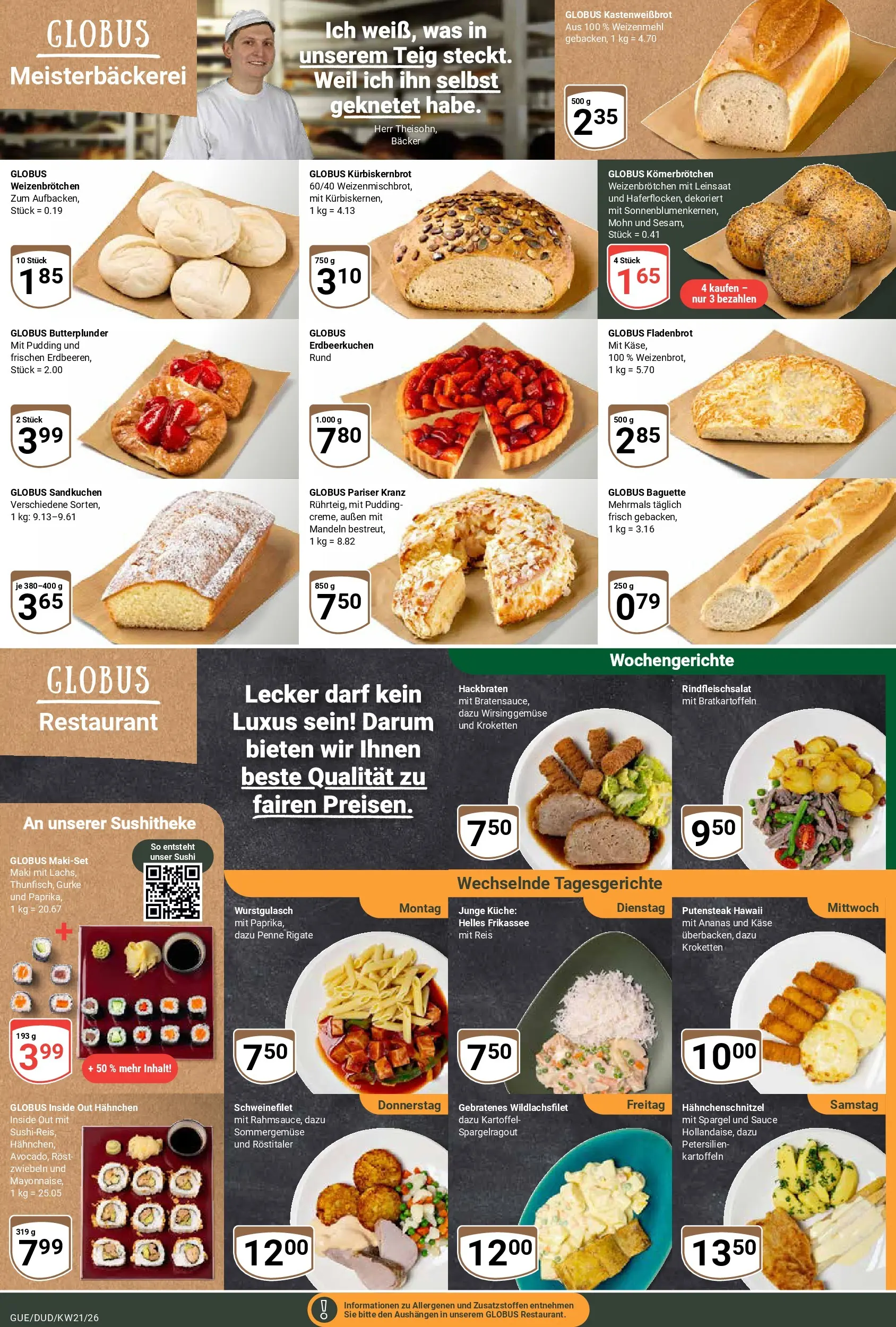 Globus Prospekt Saarbrücken-Dudweiler	 (ab 17.05.2026) » Angebote online | Seite: 7 | Produkte: Ananas, Mandeln, Spargel, Pudding