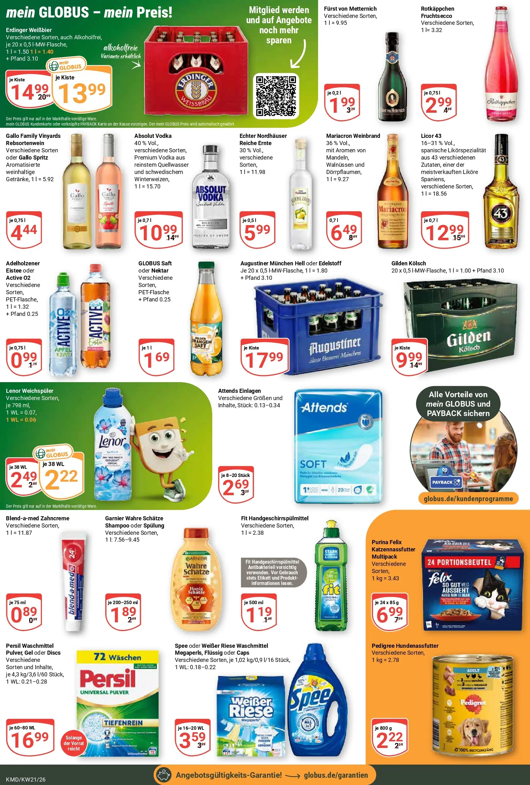 Globus Prospekt Köln	 (ab 17.05.2026) » Angebote online | Seite: 3 | Produkte: Lenor, Orangen, Shampoo, Saft