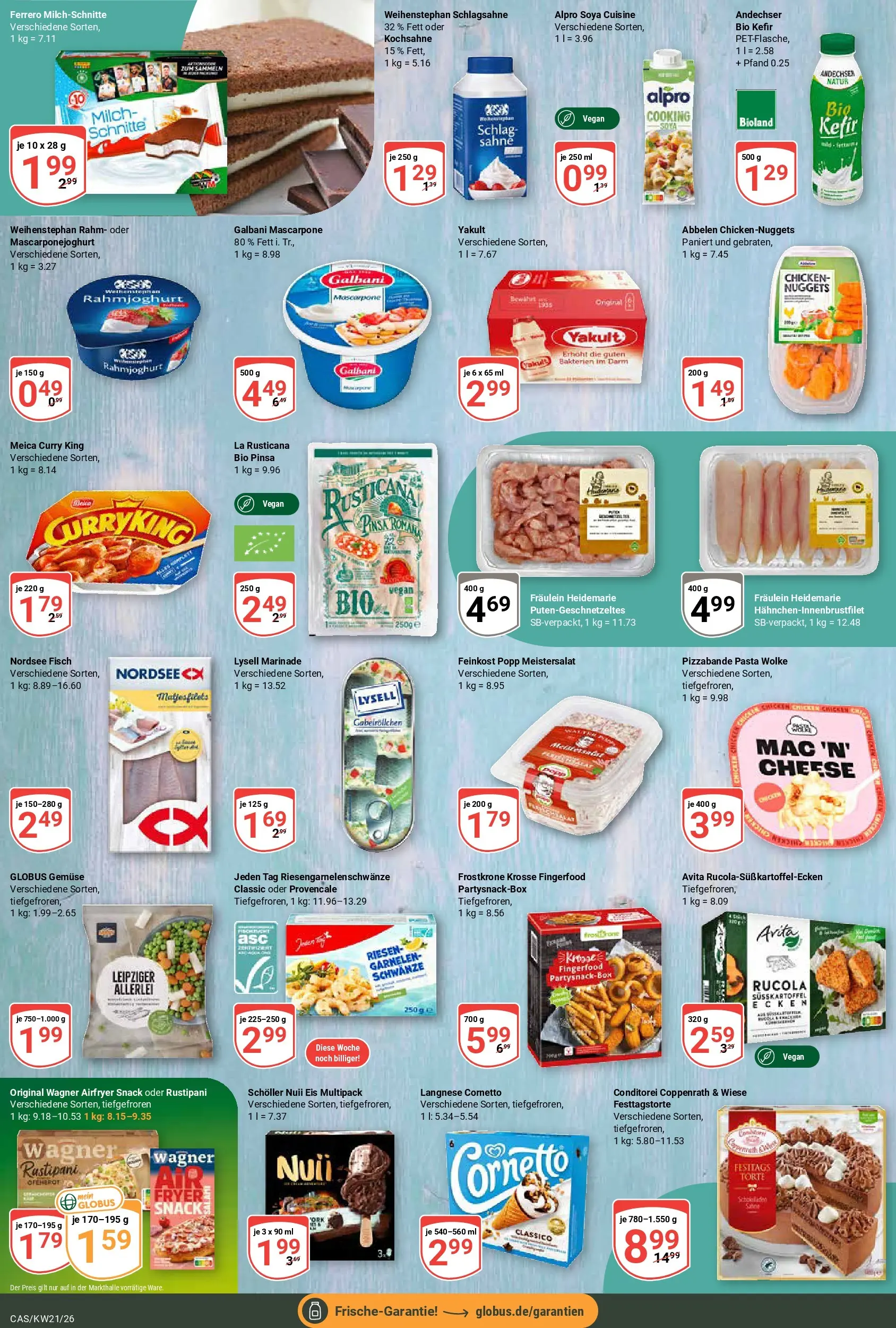 Globus Prospekt Castrop-Rauxel	 (ab 17.05.2026) » Angebote online | Seite: 9 | Produkte: Mascarpone, Meica, Gemüse, Eis
