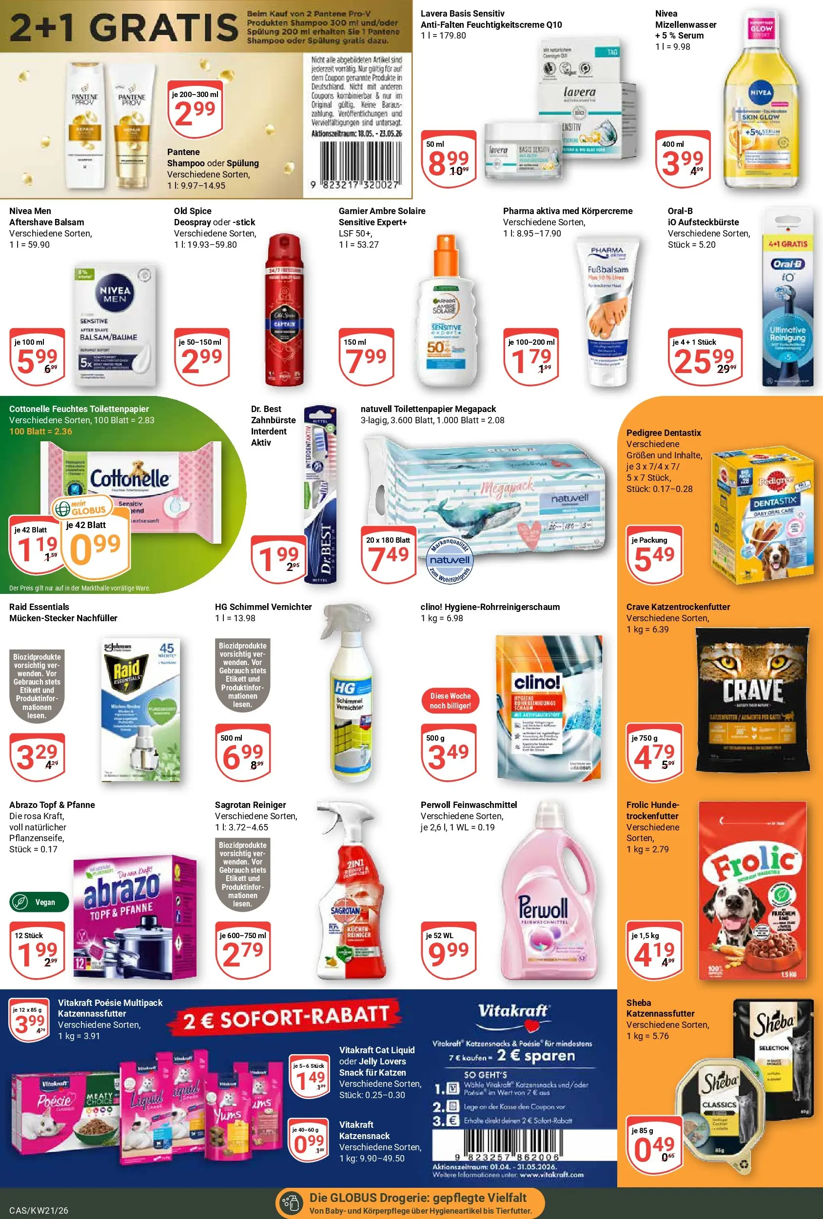 Globus Prospekt Castrop-Rauxel	 (ab 17.05.2026) » Angebote online | Seite: 16 | Produkte: Perwoll, Spülung, Deospray, Toilettenpapier