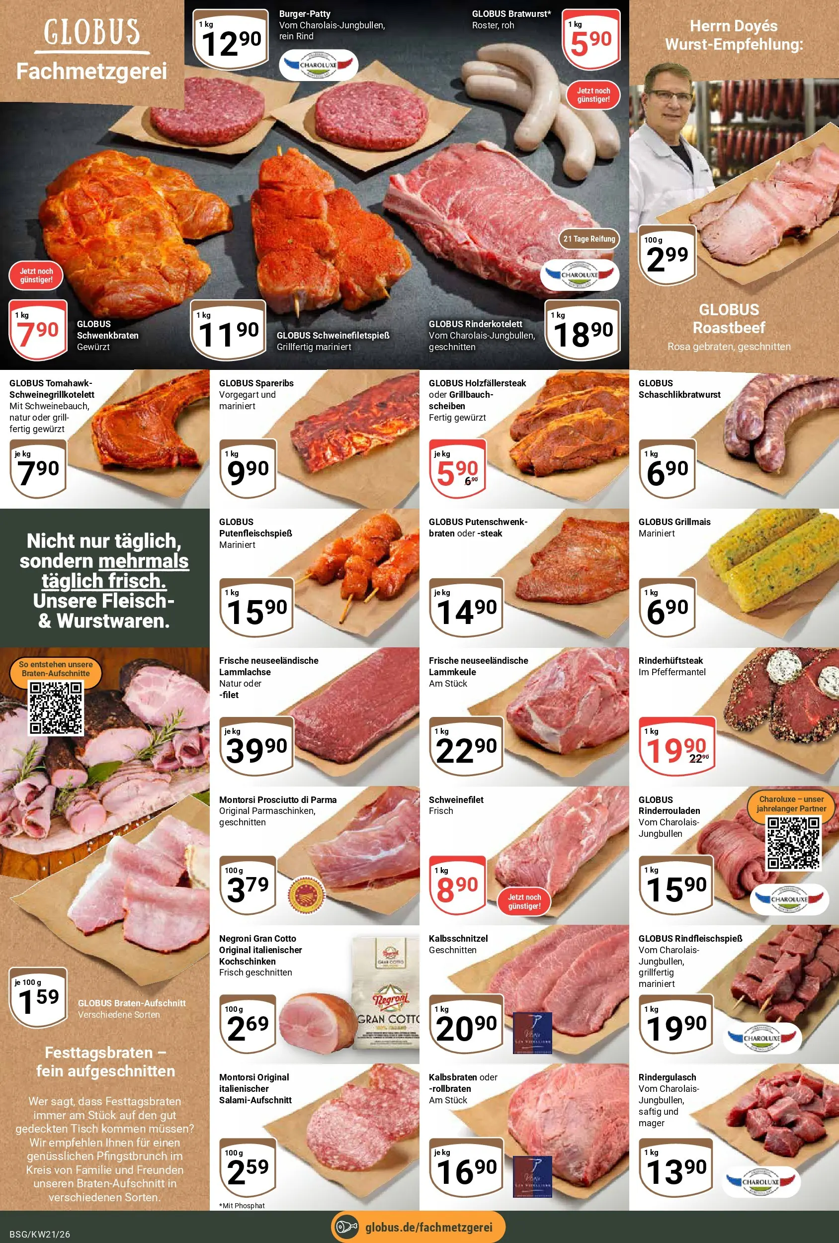 Globus Prospekt Braunschweig	 (ab 17.05.2026) » Angebote online | Seite: 8 | Produkte: Tisch, Roastbeef, Schweinefilet, Fleisch