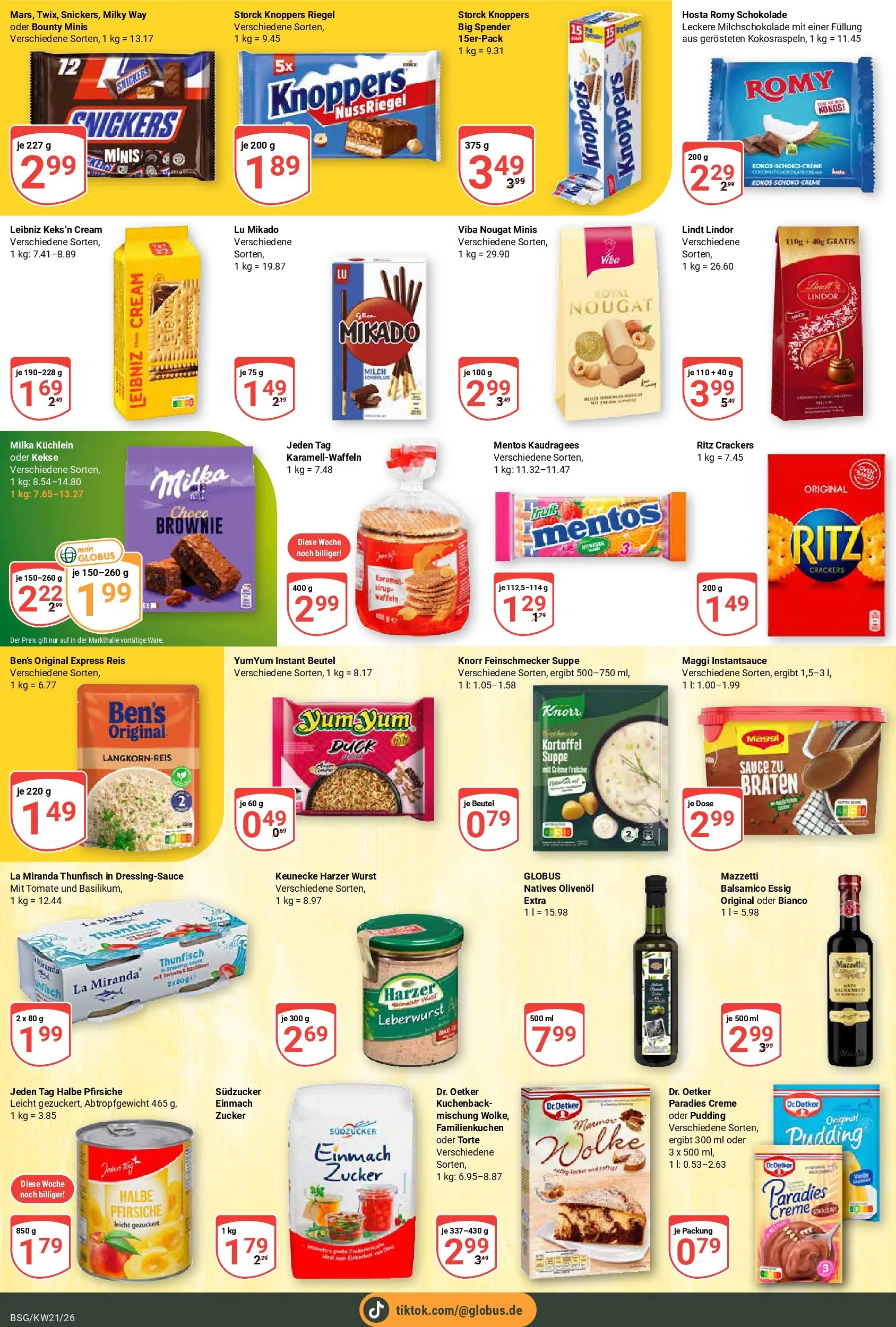 Globus Prospekt Braunschweig	 (ab 17.05.2026) » Angebote online | Seite: 14 | Produkte: Milch, Milka, Pudding, Knoppers