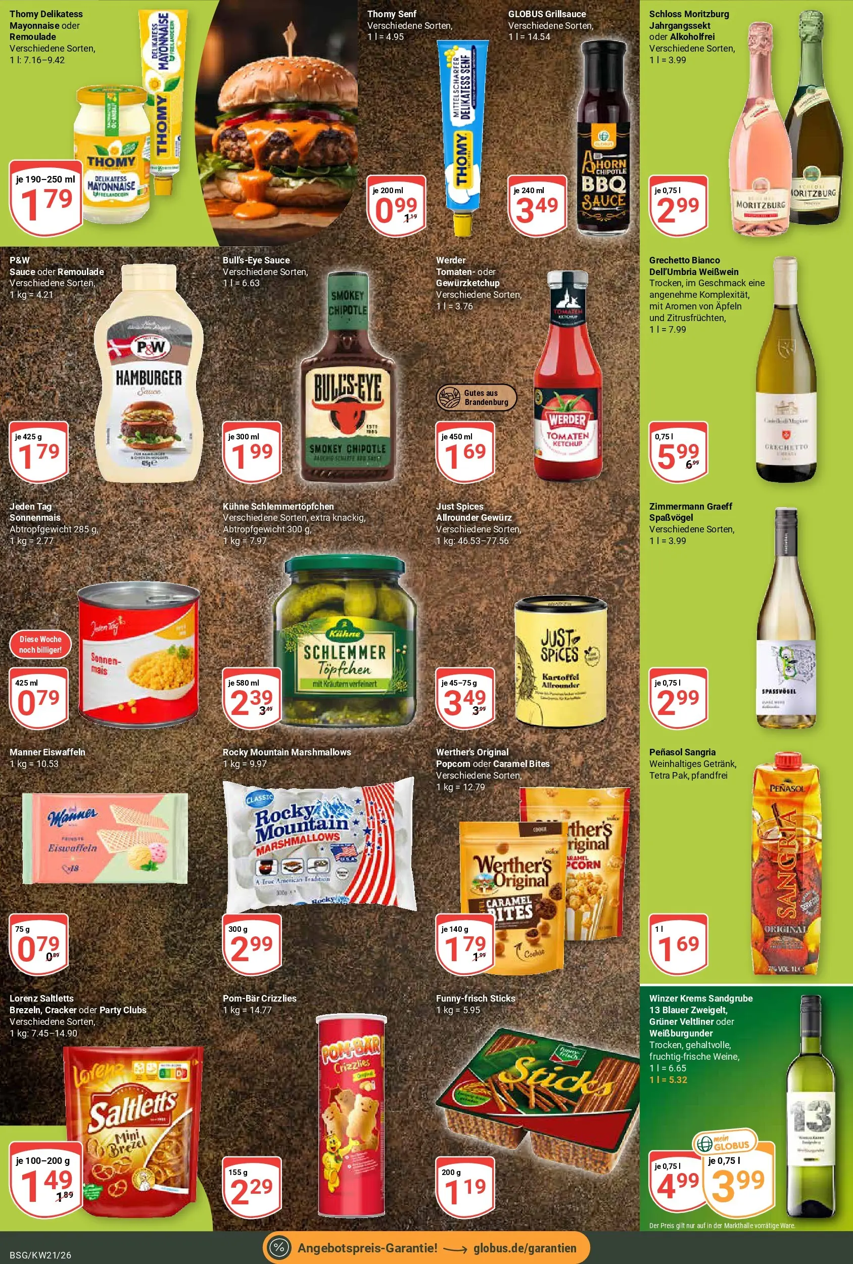 Globus Prospekt Braunschweig	 (ab 17.05.2026) » Angebote online | Seite: 21 | Produkte: Weißwein, Tomaten, Mayonnaise, Ketchup