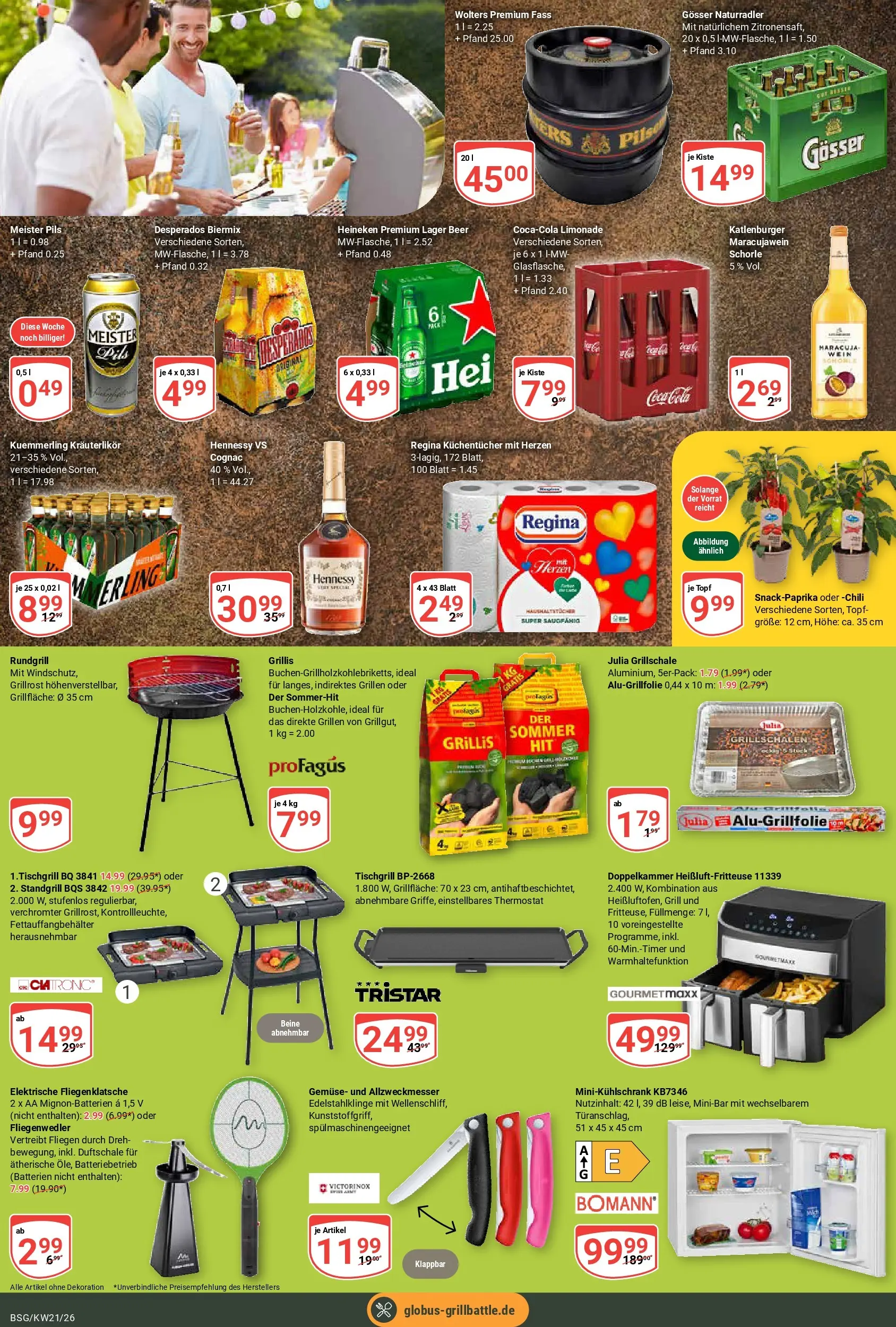 Globus Prospekt Braunschweig	 (ab 17.05.2026) » Angebote online | Seite: 22 | Produkte: Grill, Batterien, Gemüse, Wein