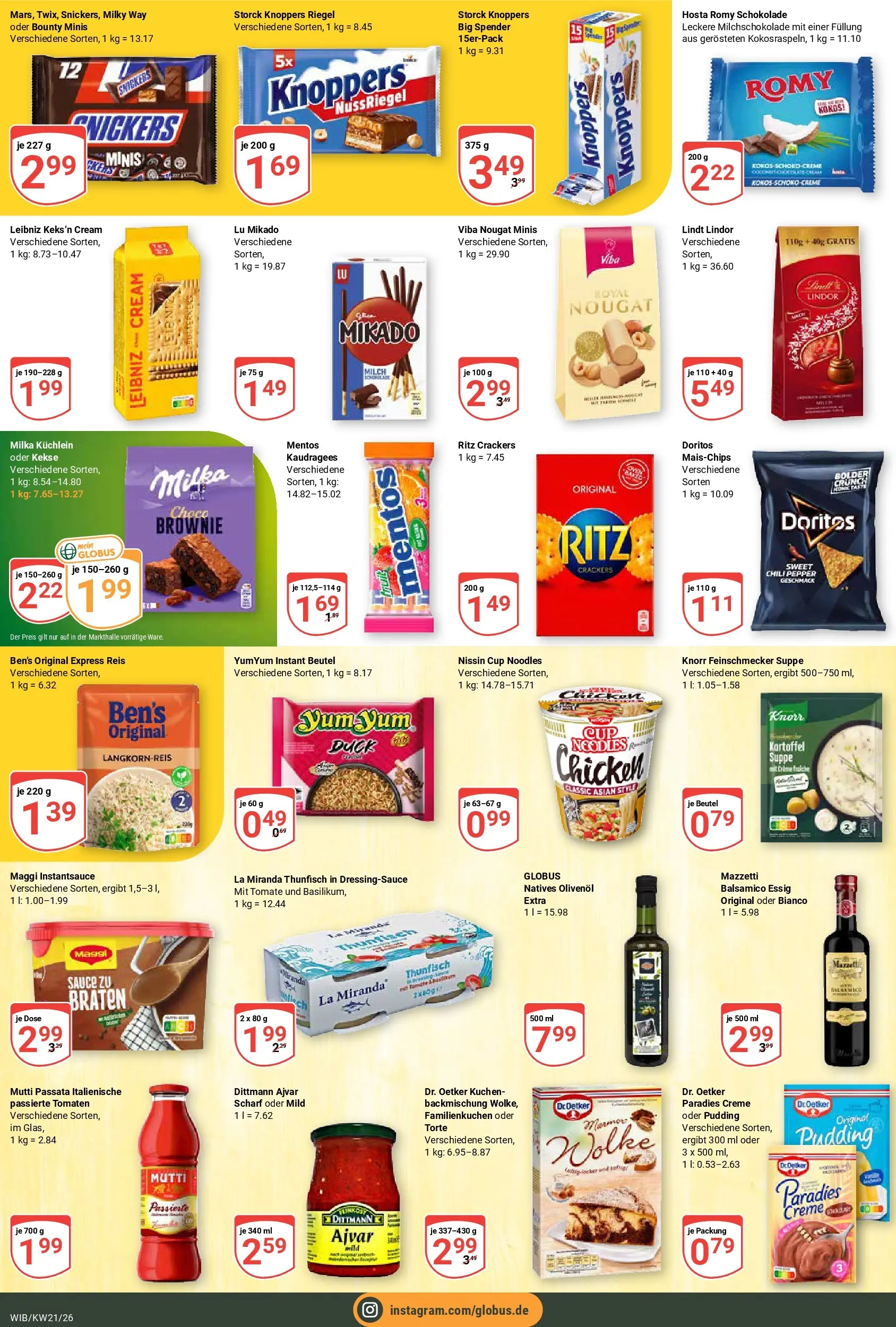 Globus Prospekt Wiesbaden-Nordenstadt	 (ab 17.05.2026) » Angebote online | Seite: 15 | Produkte: Milch, Olivenol, Creme, Reis