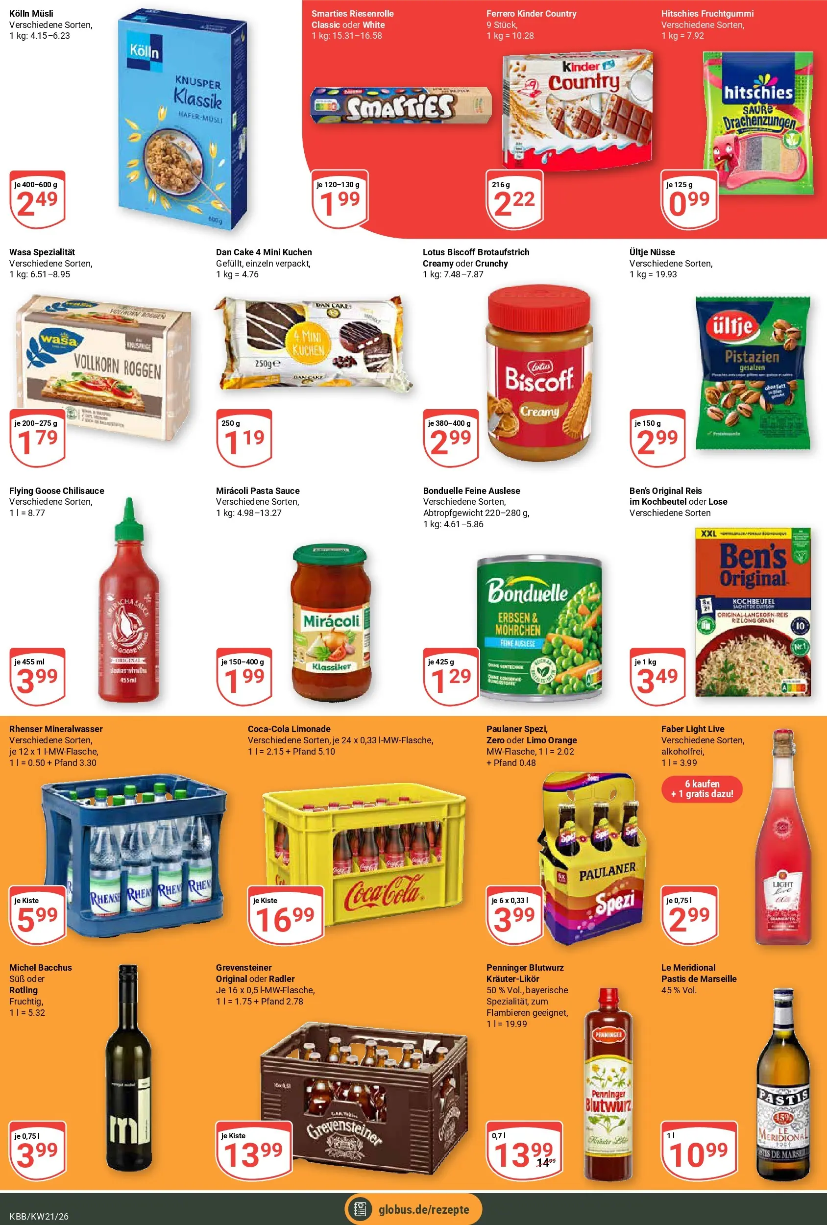 Globus Prospekt Koblenz-Bubenheim	 (ab 17.05.2026) » Angebote online | Seite: 4 | Produkte: Pasta, Kuchen, Erbsen, Kinder country