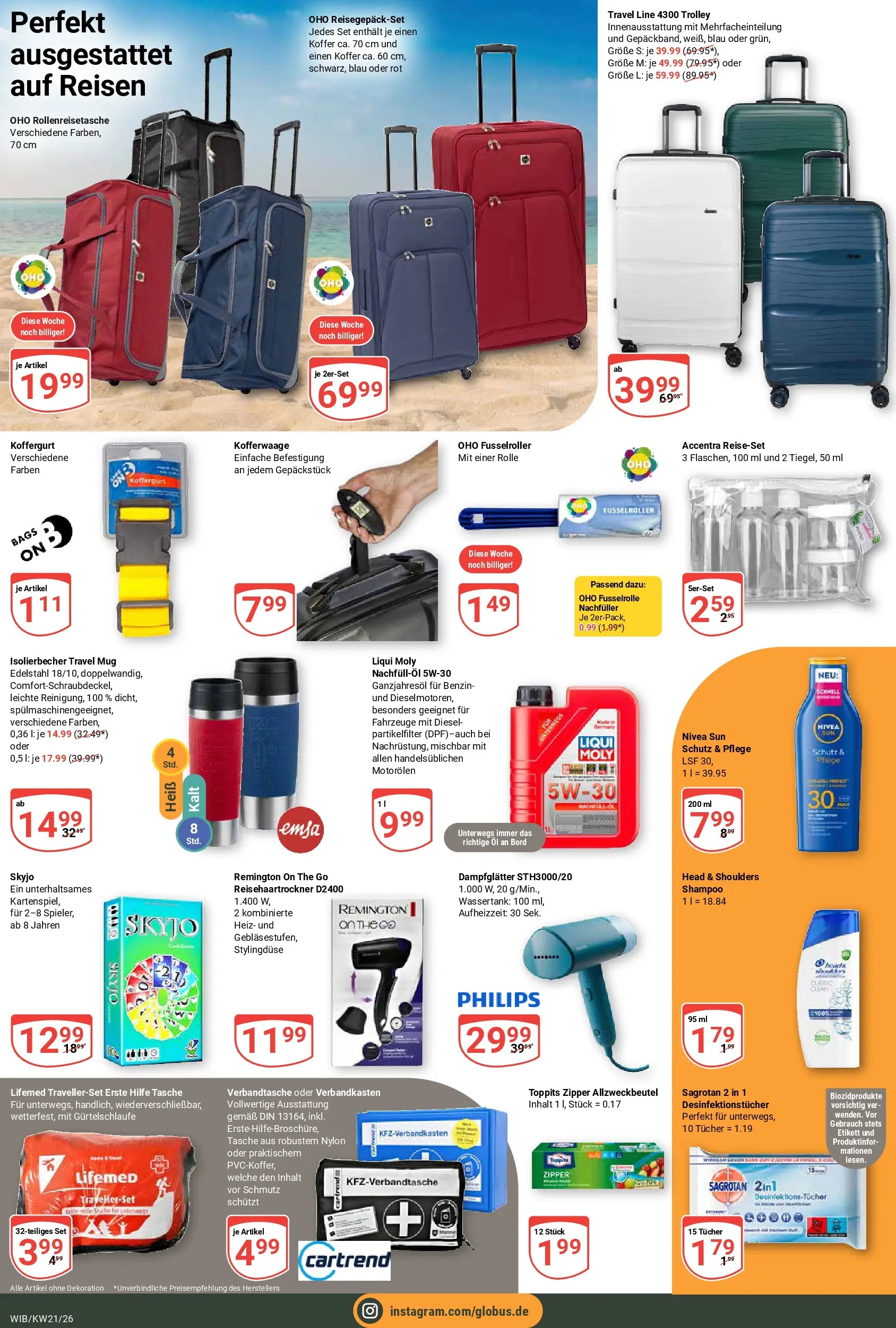Globus Prospekt Wiesbaden-Nordenstadt	 (ab 17.05.2026) » Angebote online | Seite: 28 | Produkte: Tasche, Öl, Head & shoulders, Koffer