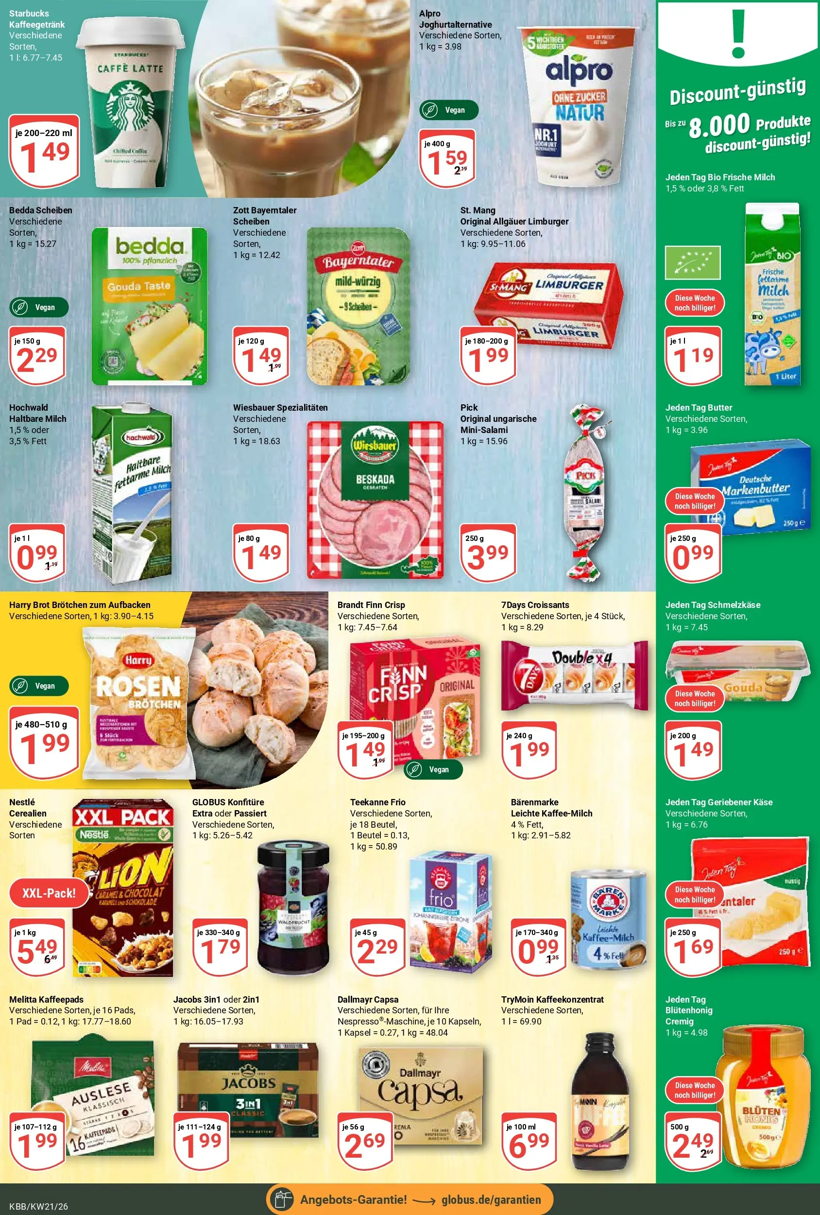 Globus Prospekt Koblenz-Bubenheim	 (ab 17.05.2026) » Angebote online | Seite: 12 | Produkte: Kaffeepads, Schokolade, Gouda, Dallmayr capsa