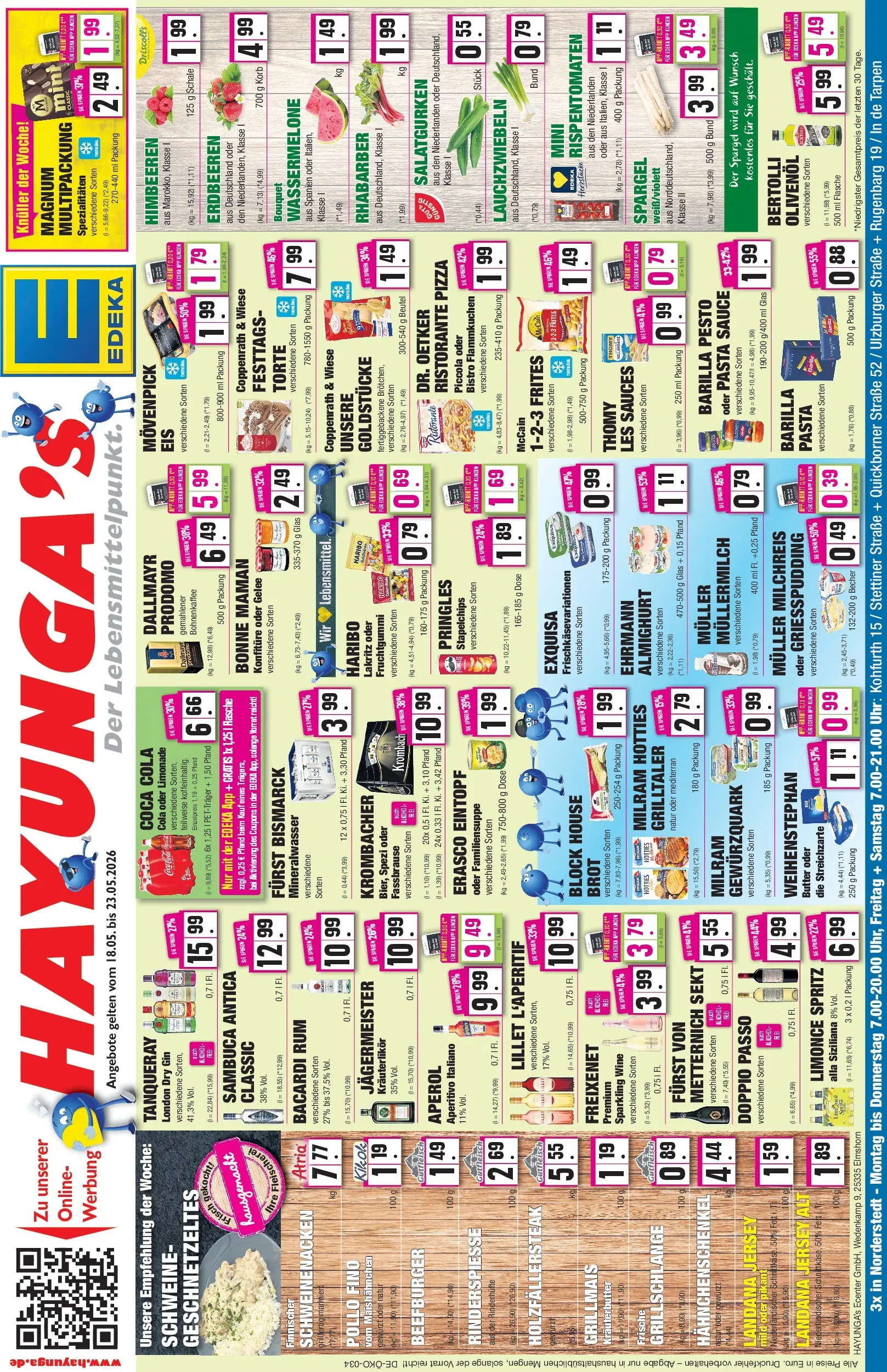 Edeka prospekt Norderstedt	 (ab 17.05.2026) » Angebote Online | Seite: 1 | Produkte: Coca cola, Barilla, Milram, Aperol