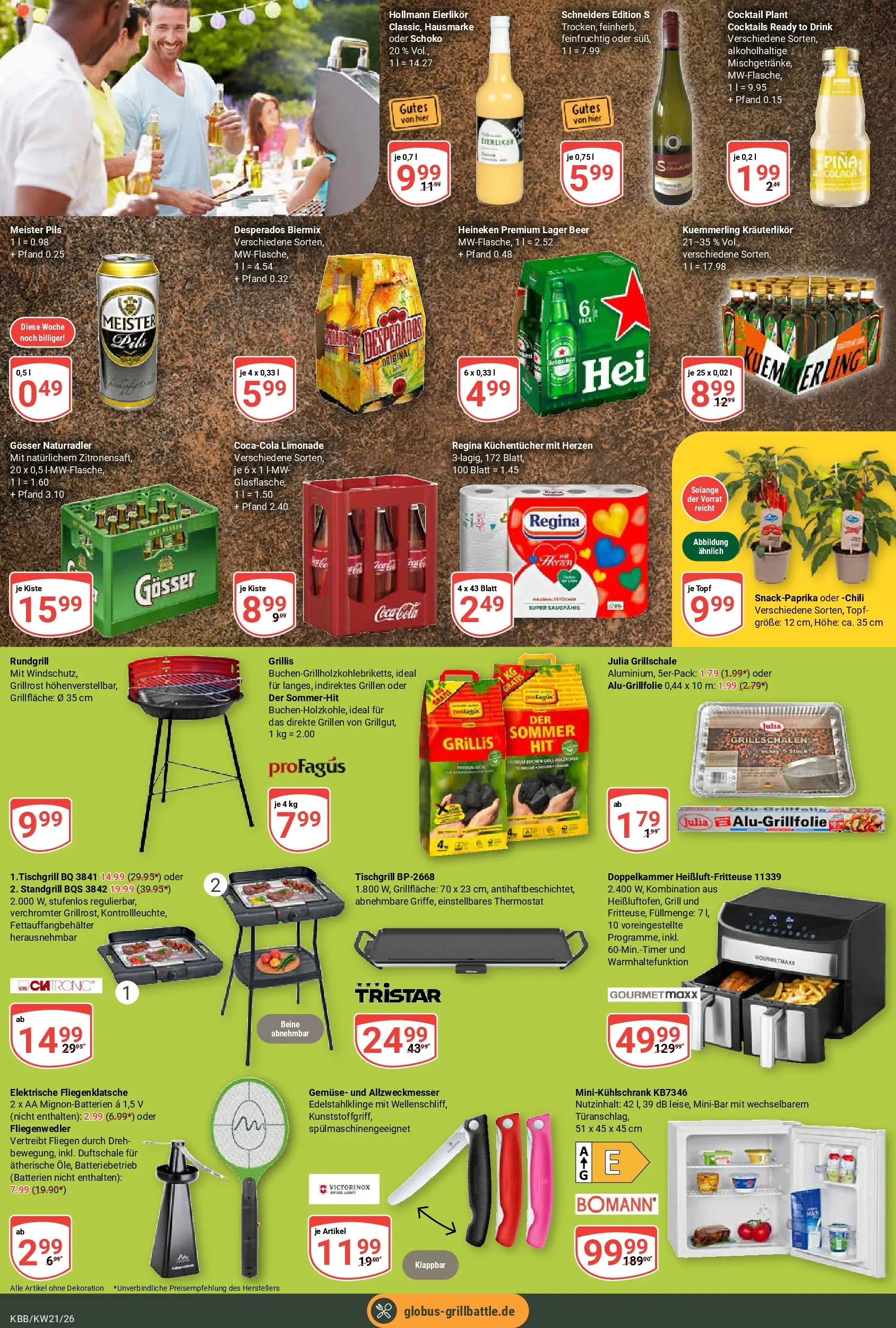 Globus Prospekt Koblenz-Bubenheim	 (ab 17.05.2026) » Angebote online | Seite: 22 | Produkte: Grill, Batterien, Kuemmerling, Desperados