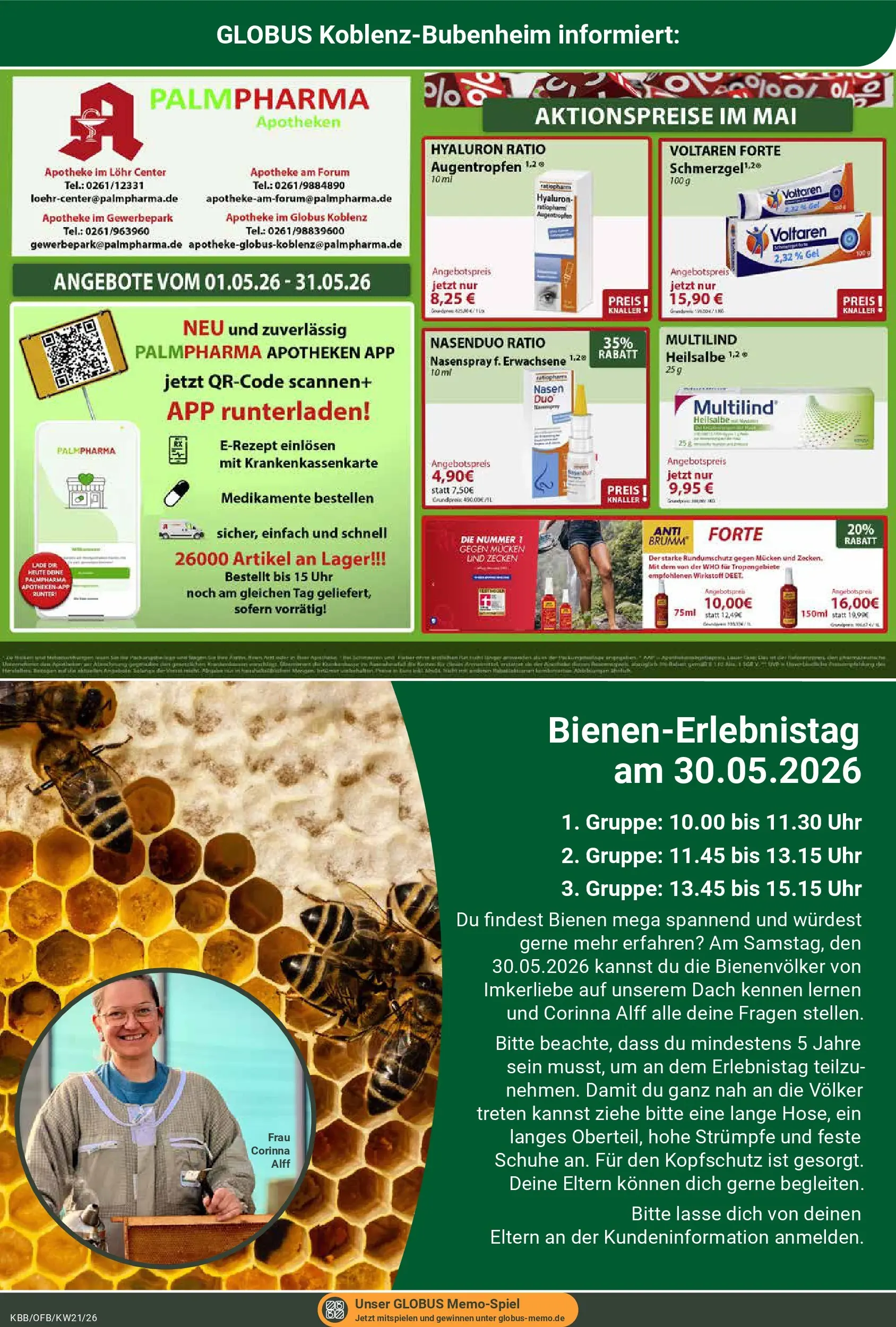 Globus Prospekt Koblenz-Bubenheim	 (ab 17.05.2026) » Angebote online | Seite: 29 | Produkte: Strümpfe, Uhr
