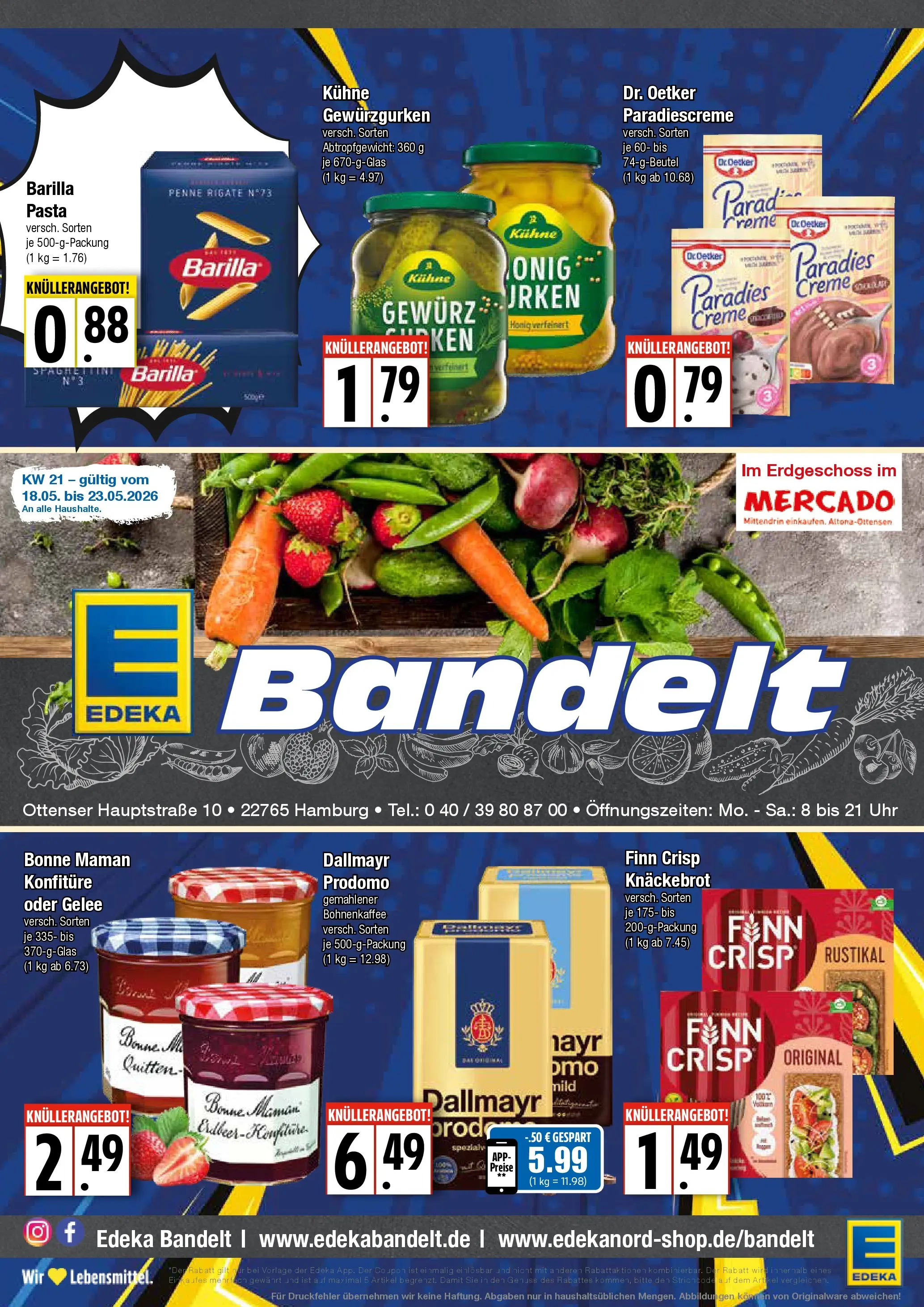 Edeka prospekt Hamburg	 (ab 17.05.2026) » Angebote Online | Seite: 1 | Produkte: Creme, Dallmayr, Bonne maman, Uhr