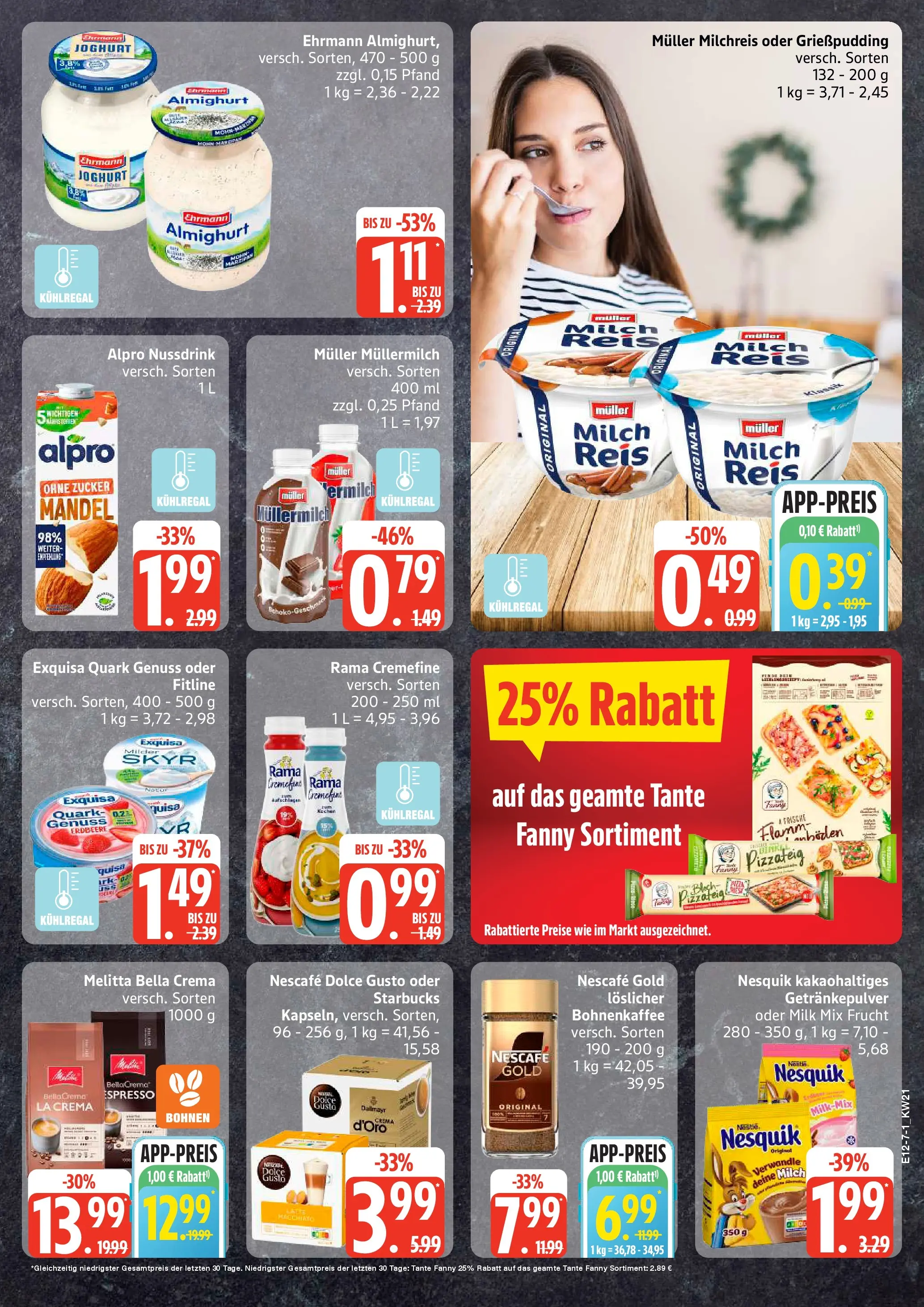 Edeka prospekt Ammersbek	 (ab 17.05.2026) » Angebote Online | Seite: 7 | Produkte: Nescafe, Rama, Milch, Skyr