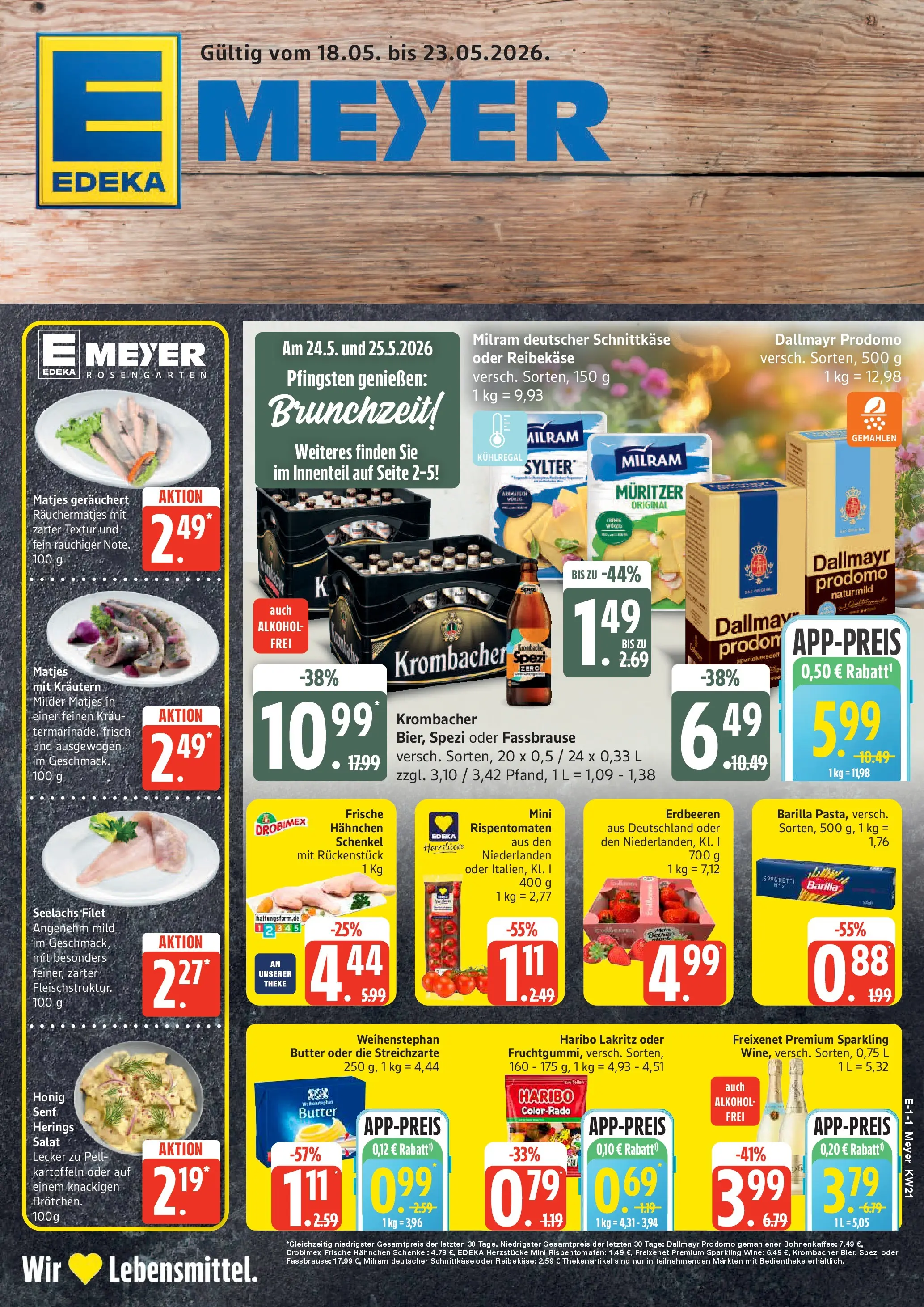 Edeka prospekt Seevetal	 (ab 17.05.2026) » Angebote Online | Seite: 1 | Produkte: Hahnchen, Haribo, Butter, Krombacher