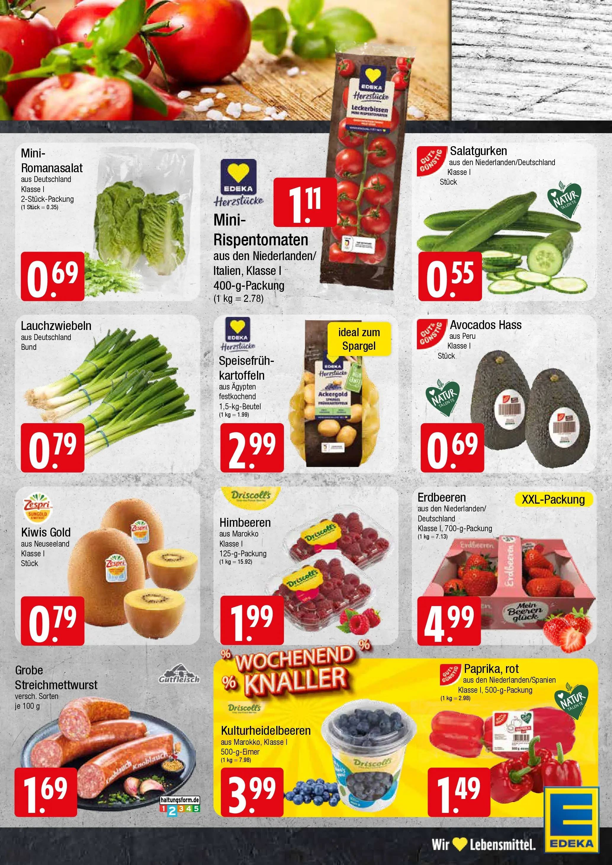 Edeka prospekt Wentorf	 (ab 17.05.2026) » Angebote Online | Seite: 3 | Produkte: Himbeeren, Avocado, Knoblauch, Erdbeeren