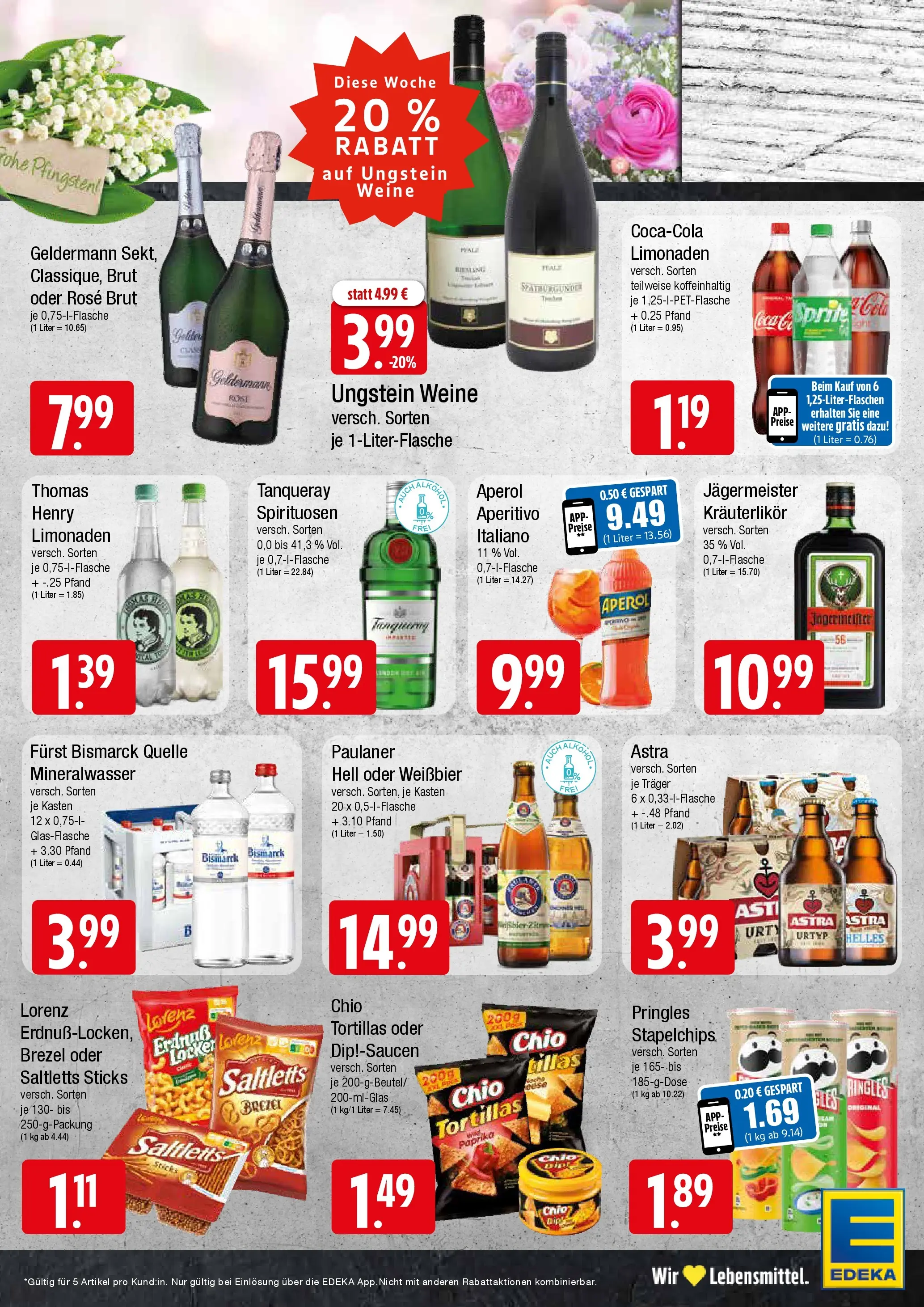 Edeka prospekt Wentorf	 (ab 17.05.2026) » Angebote Online | Seite: 7 | Produkte: Bier, Astra, Pringles, Chips