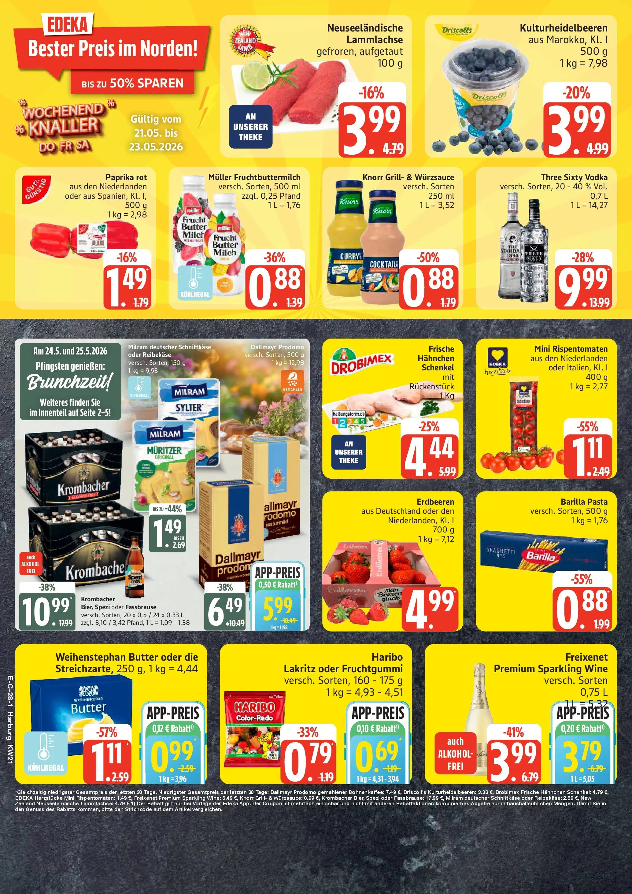 Edeka prospekt Hamburg	 (ab 17.05.2026) » Angebote Online | Seite: 27 | Produkte: Paprika, Milram, Krombacher, Dallmayr prodomo