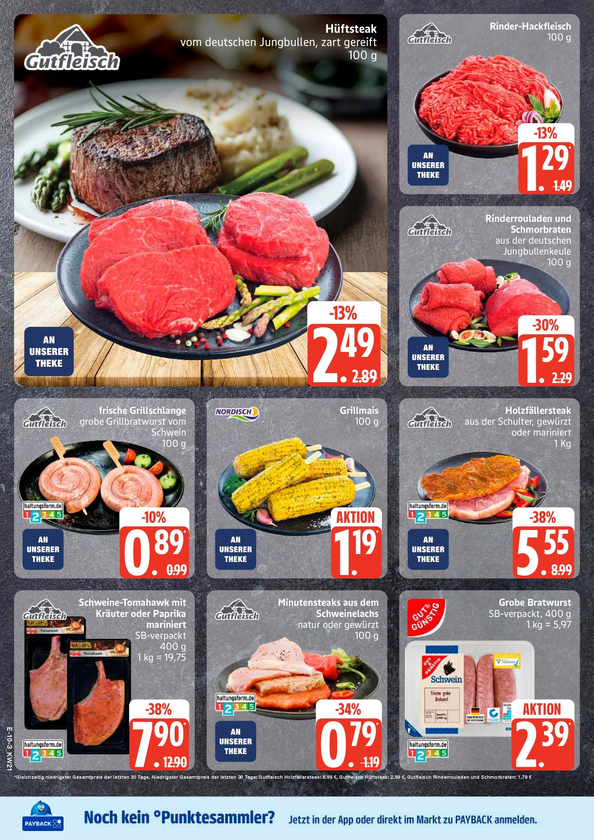 Edeka prospekt Bad Schwartau	 (ab 17.05.2026) » Angebote Online | Seite: 11 | Produkte: Rinderrouladen, Grill, Theke, Paprika