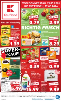 Kaufland Prospekt Berlin ab 20.05.2026 gültig Kaufland Prospekt Berlin ab 20.05.2026 gültig