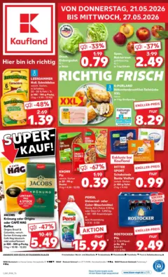 Kaufland Prospekt Bentwisch ab 21.05.2026 gültig Kaufland Prospekt Bentwisch ab 21.05.2026 gültig