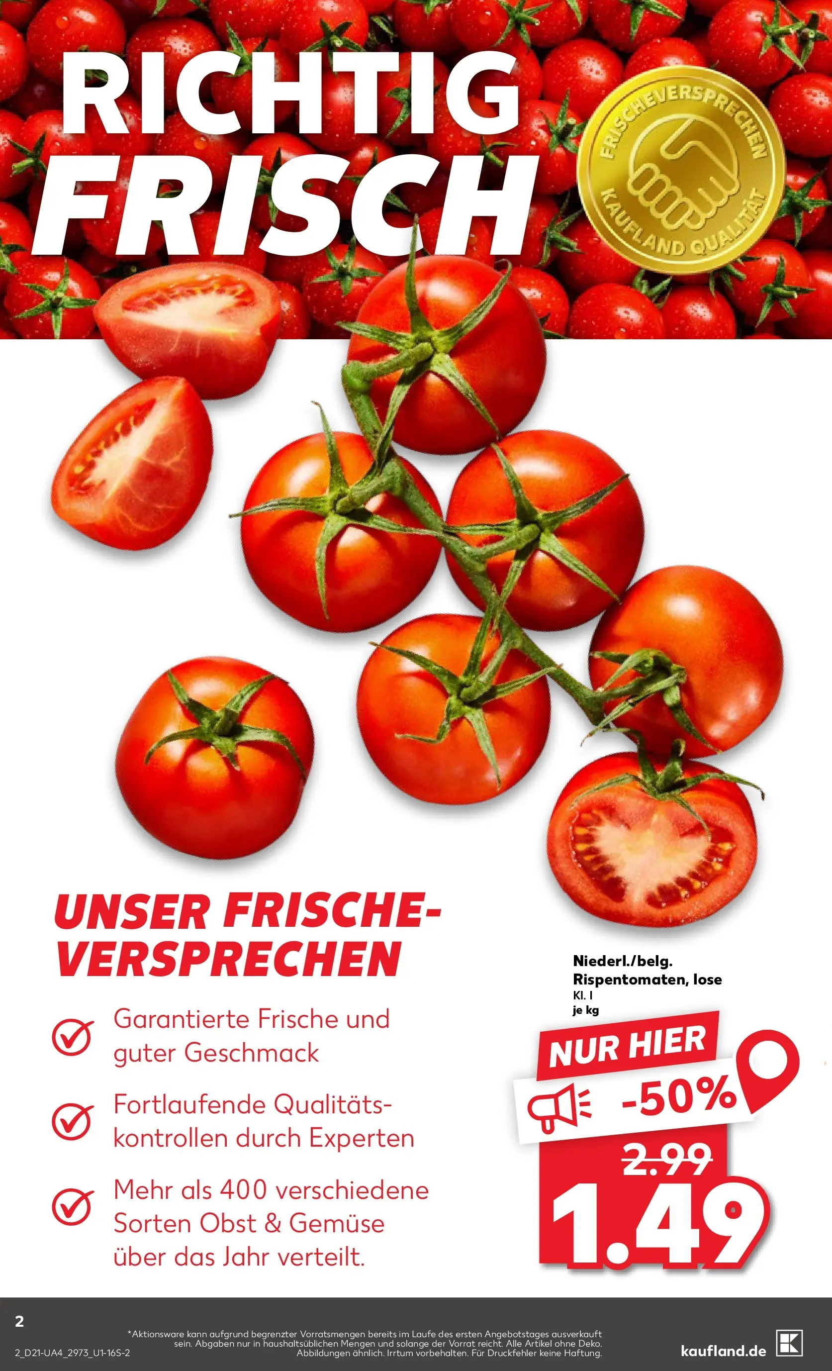 Prospekt Kaufland ab 21.05.2026 » Angebote und Werbung Online | Seite: 2 | Produkte: Gemüse, Obst Prospekt Kaufland ab 21.05.2026 » Angebote Online zum Blättern | Seite: 2 | Produkte: Gemüse, Obst