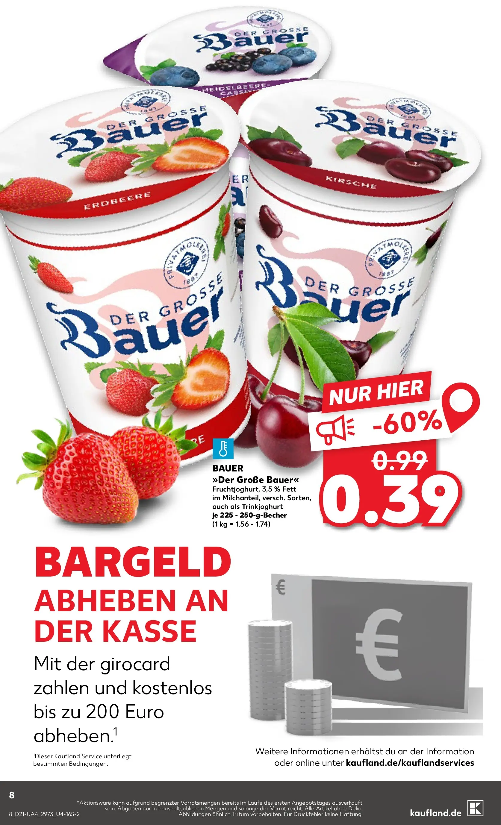 Prospekt Kaufland ab 21.05.2026 » Angebote und Werbung Online | Seite: 8 | Produkte: Trinkjoghurt Prospekt Kaufland ab 21.05.2026 » Angebote Online zum Blättern | Seite: 8 | Produkte: Trinkjoghurt