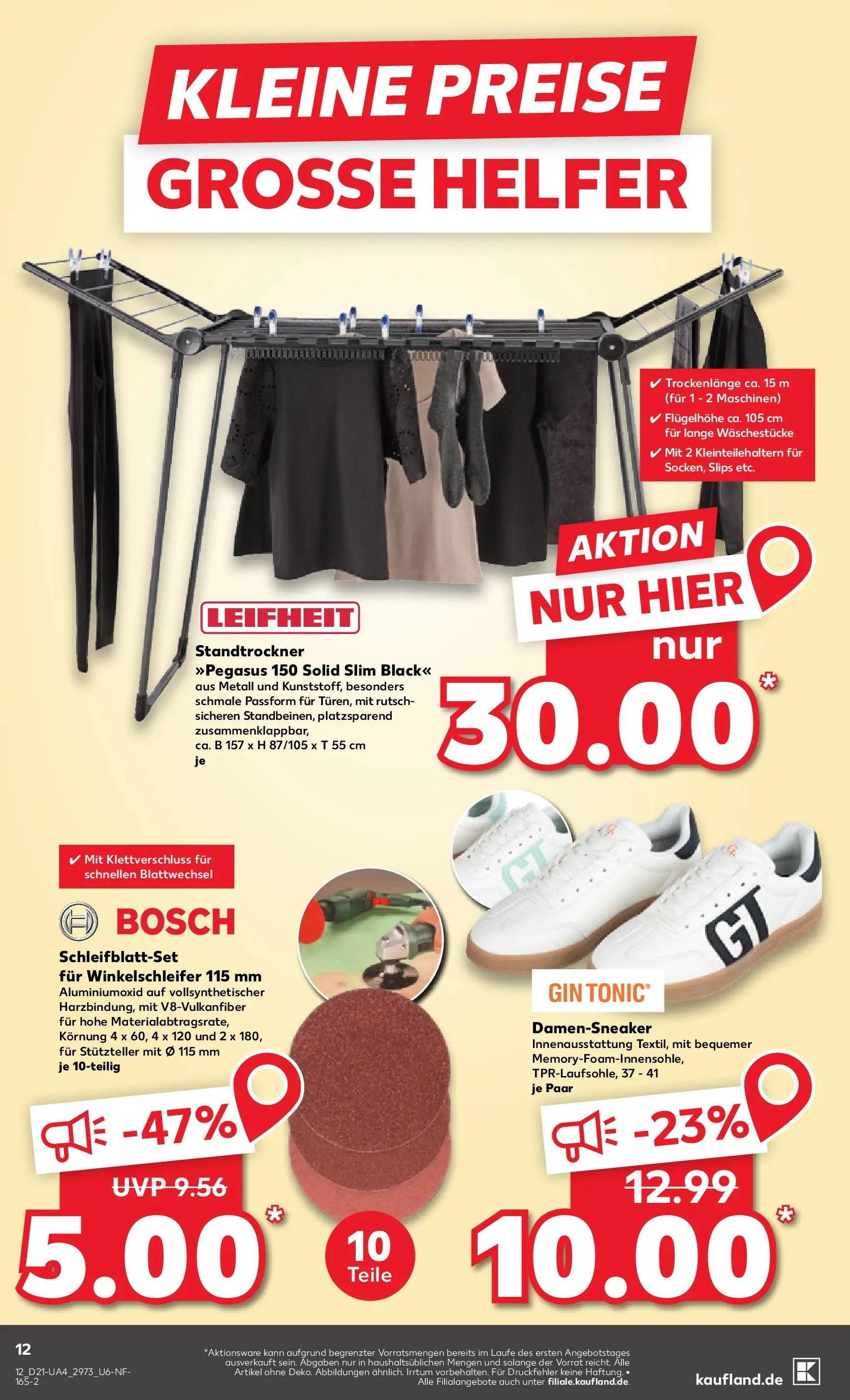 Prospekt Kaufland ab 21.05.2026 » Angebote und Werbung Online | Seite: 12 | Produkte: Bosch, Gin Prospekt Kaufland ab 21.05.2026 » Angebote Online zum Blättern | Seite: 12 | Produkte: Bosch, Gin