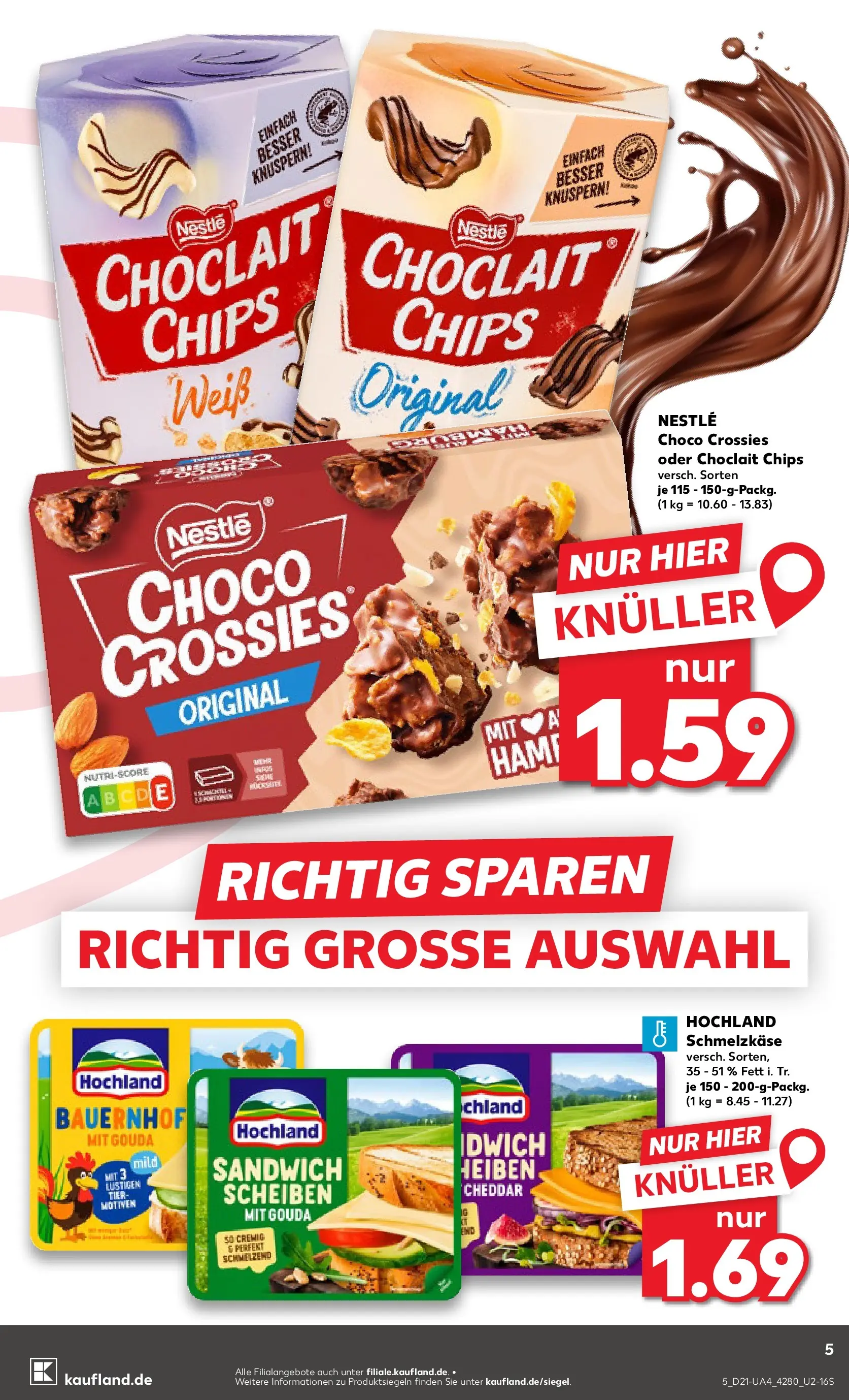 Prospekt Kaufland ab 21.05.2026 » Angebote und Werbung Online | Seite: 5 | Produkte: Gouda, Chips Prospekt Kaufland ab 21.05.2026 » Angebote Online zum Blättern | Seite: 5 | Produkte: Gouda, Chips