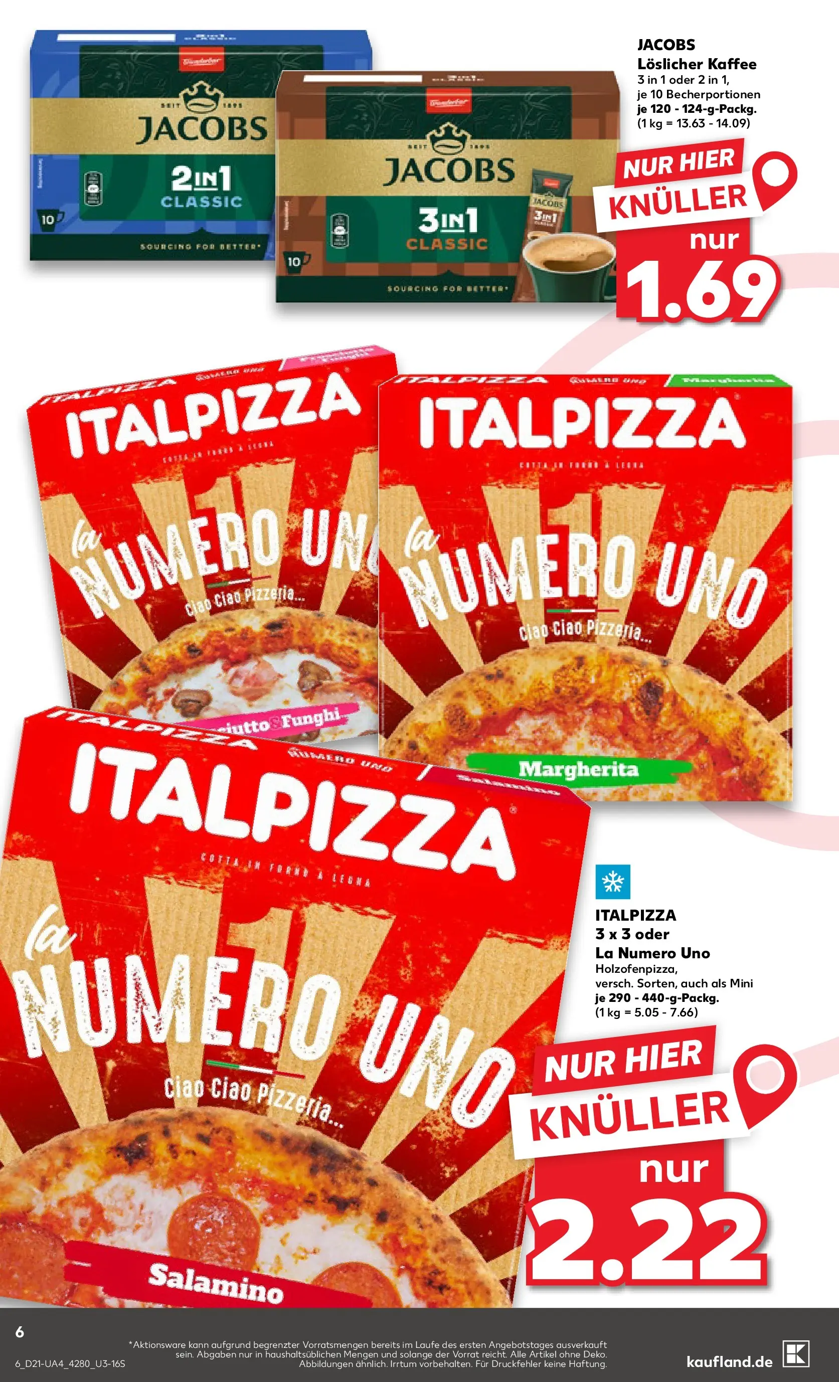 Prospekt Kaufland ab 21.05.2026 » Angebote und Werbung Online | Seite: 6 | Produkte: Kaffee, Pizza Prospekt Kaufland ab 21.05.2026 » Angebote Online zum Blättern | Seite: 6 | Produkte: Kaffee, Pizza