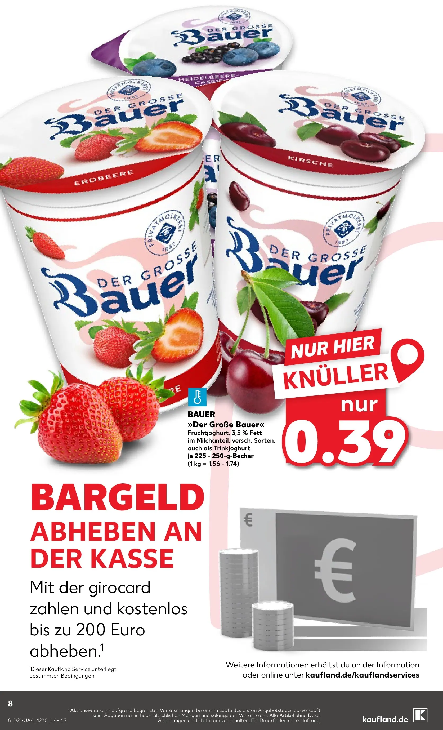 Prospekt Kaufland ab 21.05.2026 » Angebote und Werbung Online | Seite: 8 | Produkte: Trinkjoghurt Prospekt Kaufland ab 21.05.2026 » Angebote Online zum Blättern | Seite: 8 | Produkte: Trinkjoghurt