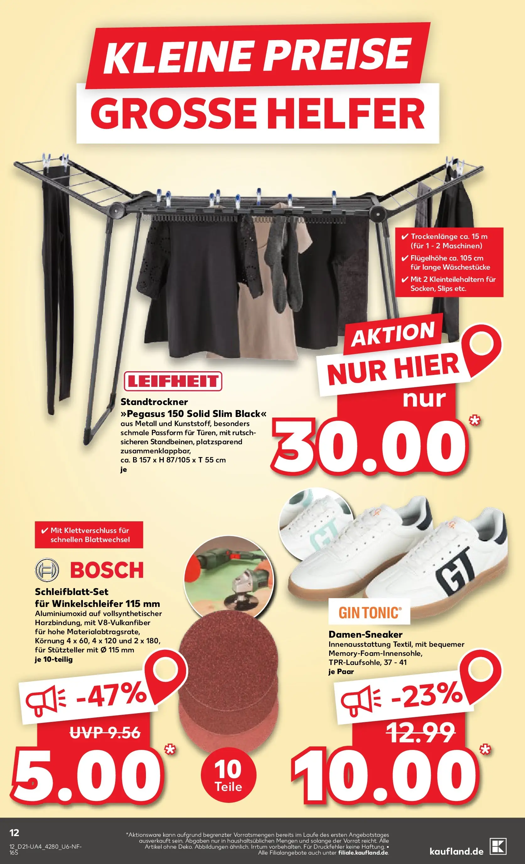Prospekt Kaufland ab 21.05.2026 » Angebote und Werbung Online | Seite: 12 | Produkte: Bosch, Gin Prospekt Kaufland ab 21.05.2026 » Angebote Online zum Blättern | Seite: 12 | Produkte: Bosch, Gin