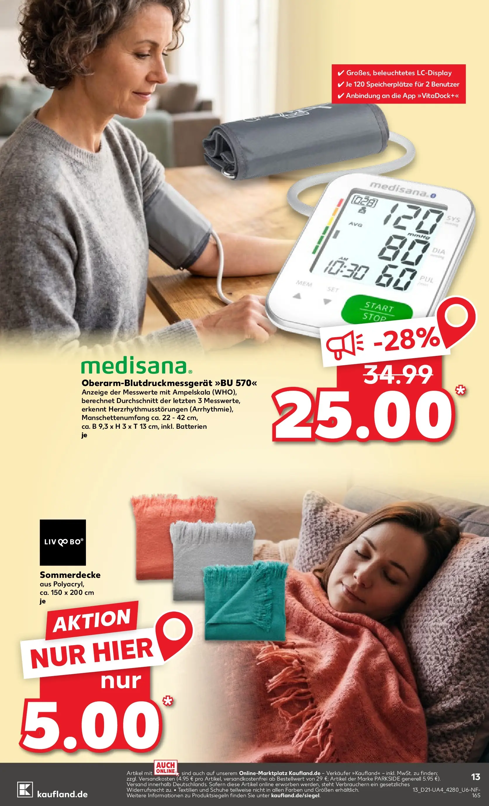 Prospekt Kaufland ab 21.05.2026 » Angebote und Werbung Online | Seite: 13 | Produkte: Batterien, Monitor Prospekt Kaufland ab 21.05.2026 » Angebote Online zum Blättern | Seite: 13 | Produkte: Batterien, Monitor