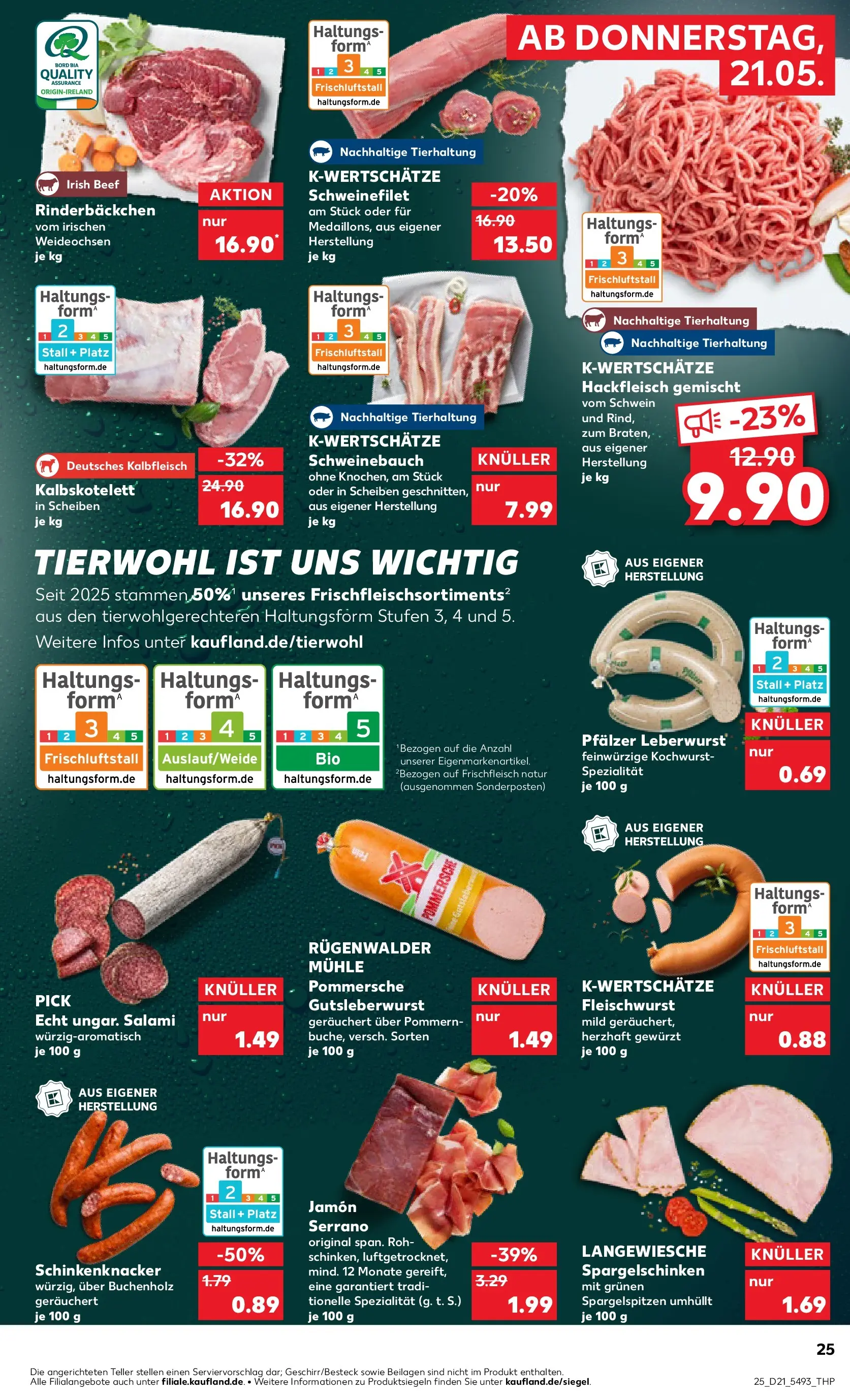 Prospekt Kaufland ab 18.05.2026 » Angebote Online zum Blättern | Seite: 30 | Produkte: Mühle, Schweinebauch, Salami, Hackfleisch