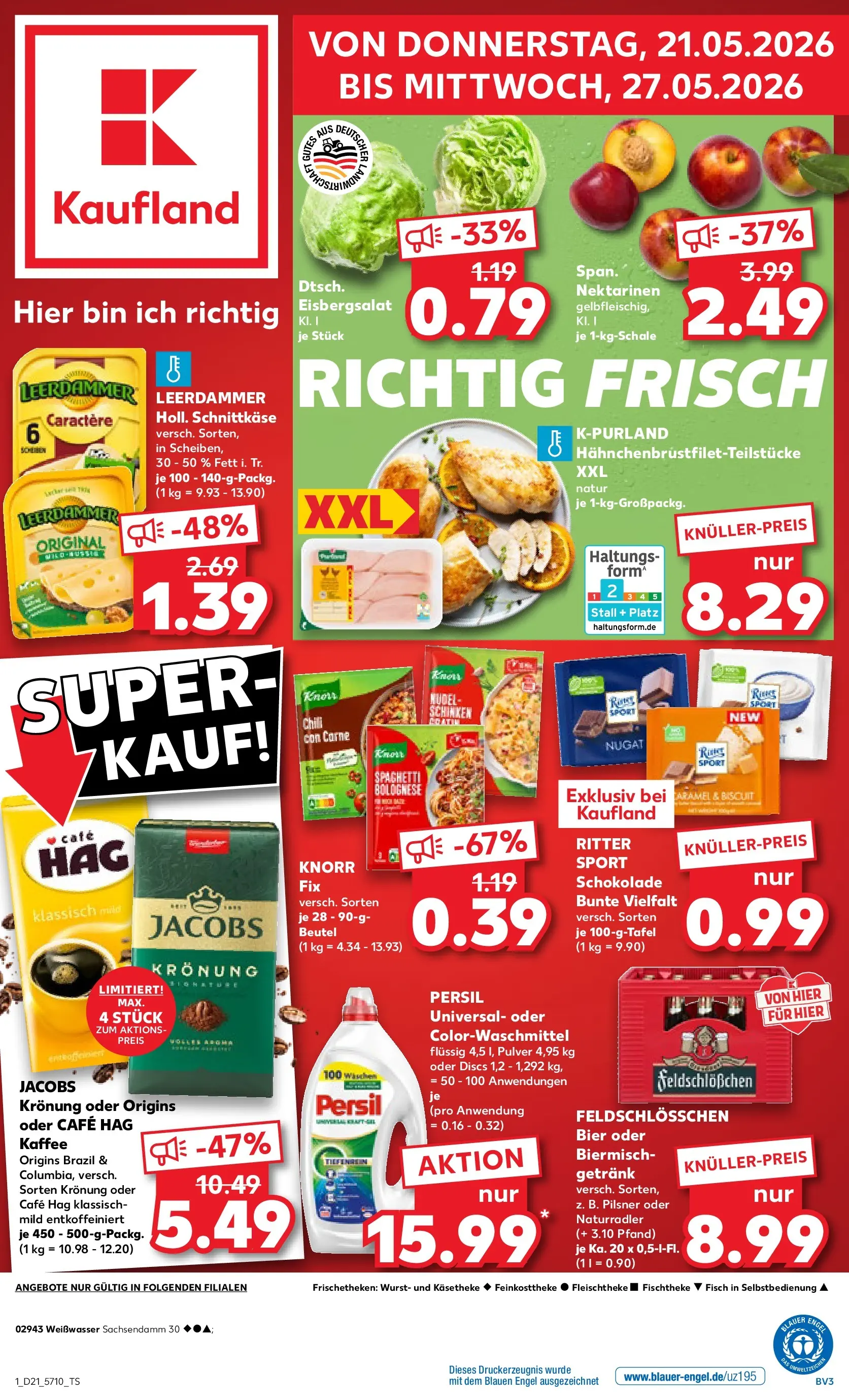 Prospekt Kaufland ab 18.05.2026 » Angebote Online zum Blättern | Seite: 6 | Produkte: Knorr, Chili, Schinken, Persil
