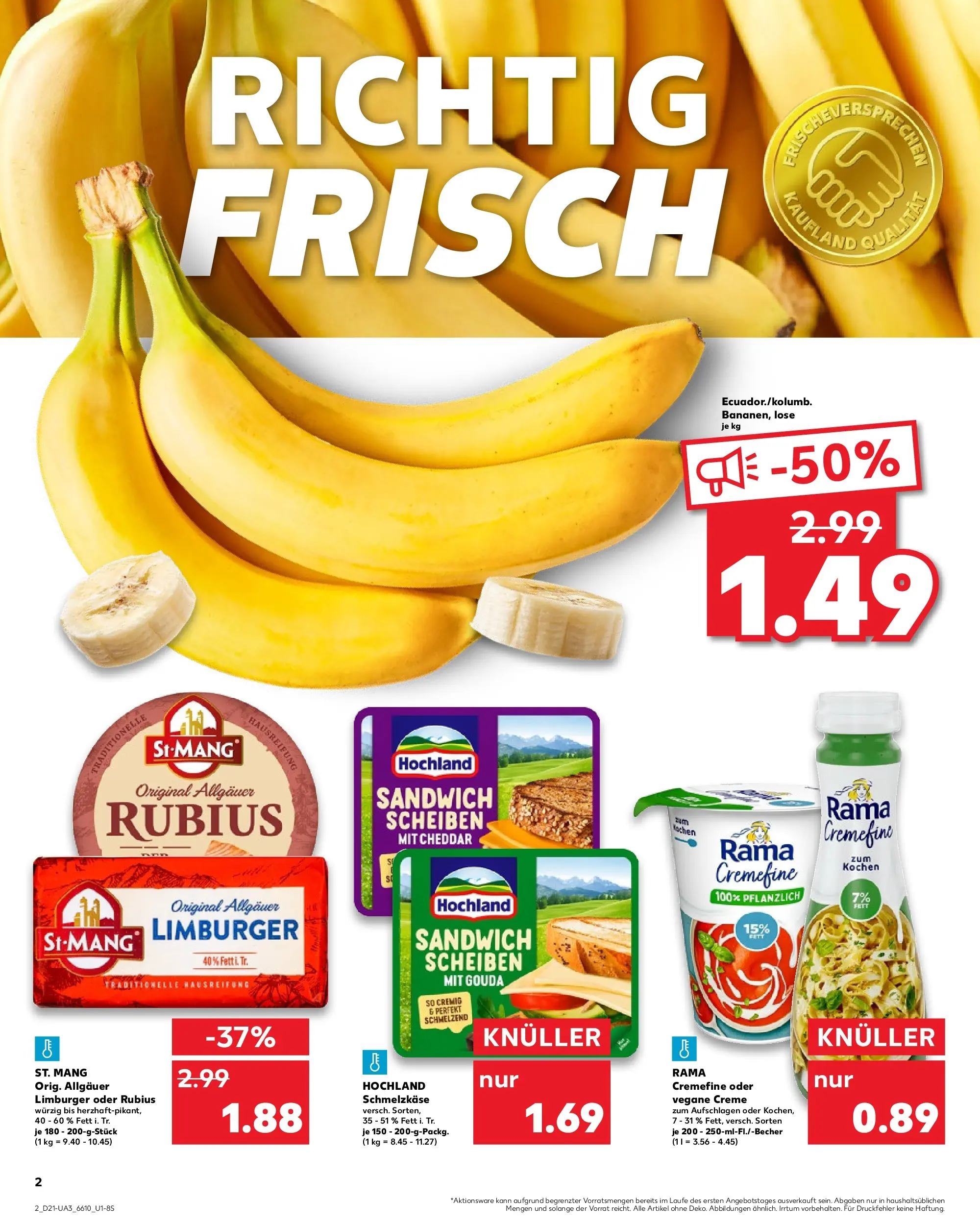 Prospekt Kaufland ab 18.05.2026 » Angebote und Werbung Online | Seite: 7 | Produkte: Rama, Gouda, Rama cremefine, Creme Prospekt Kaufland ab 18.05.2026 » Angebote Online zum Blättern | Seite: 7 | Produkte: Rama, Gouda, Rama cremefine, Creme