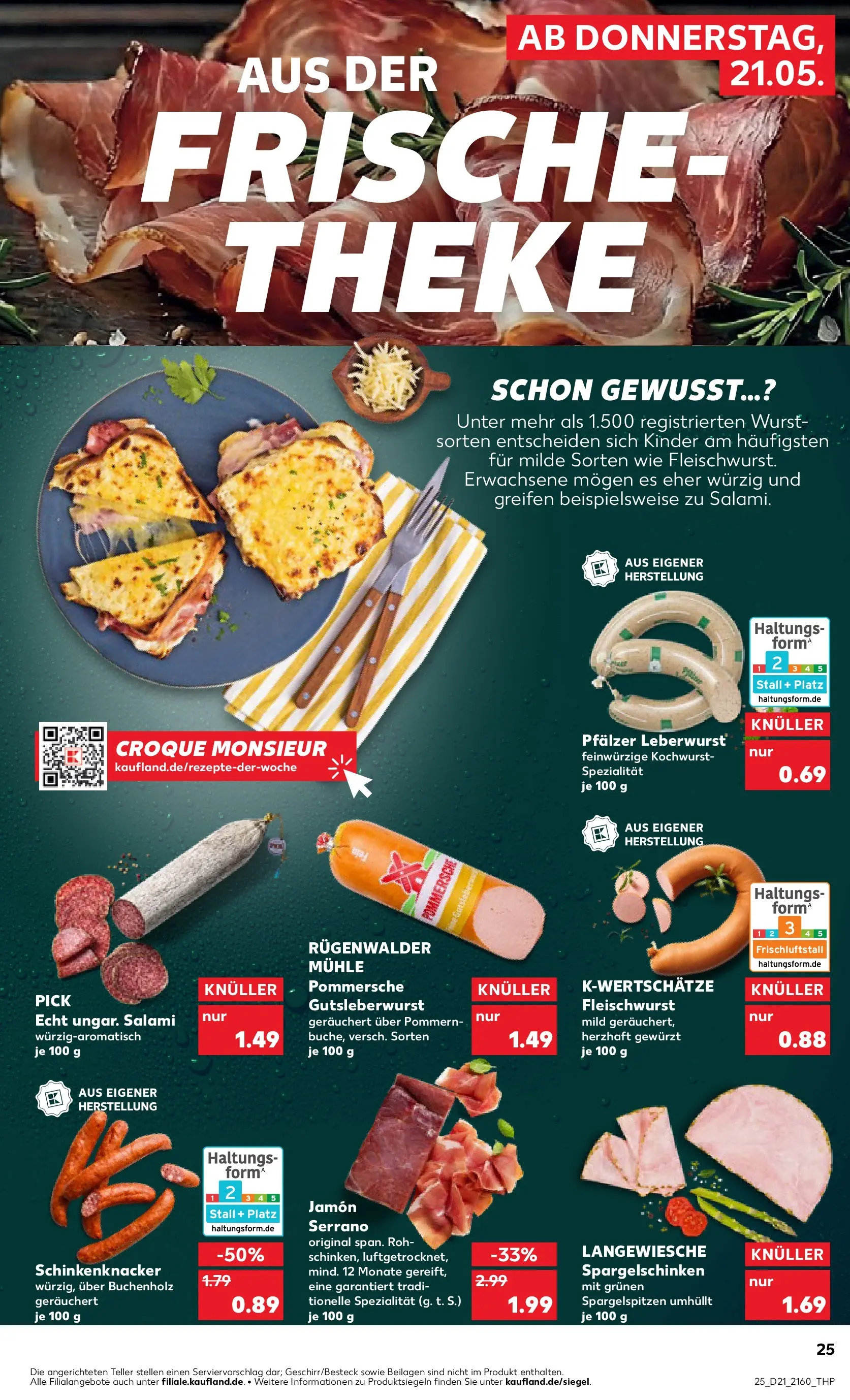 Prospekt Kaufland ab 18.05.2026 » Angebote Online zum Blättern | Seite: 30 | Produkte: Mühle, Theke, Wurst, Salami
