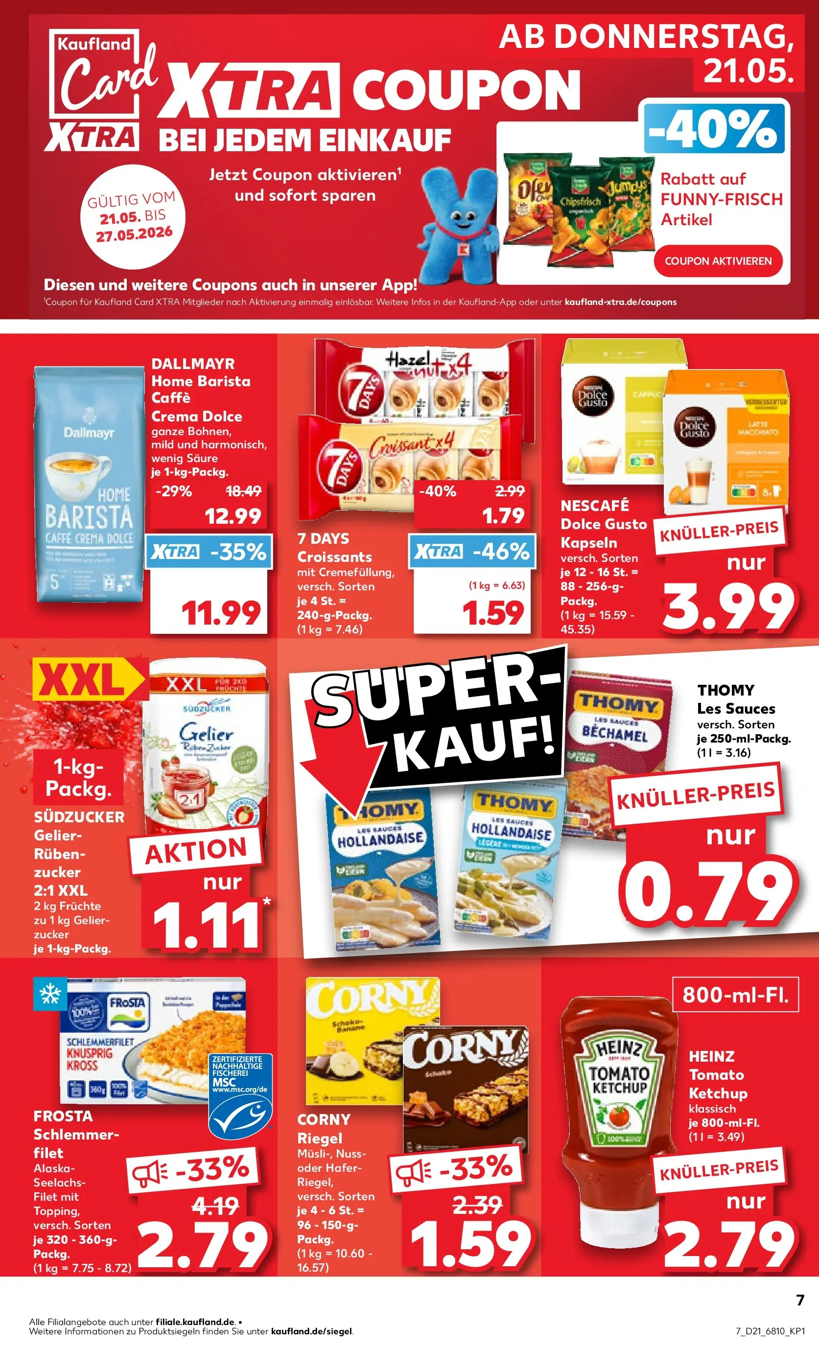 Prospekt Kaufland ab 18.05.2026 » Angebote Online zum Blättern | Seite: 12 | Produkte: Frosta, Dallmayr, Ketchup, Dolce gusto