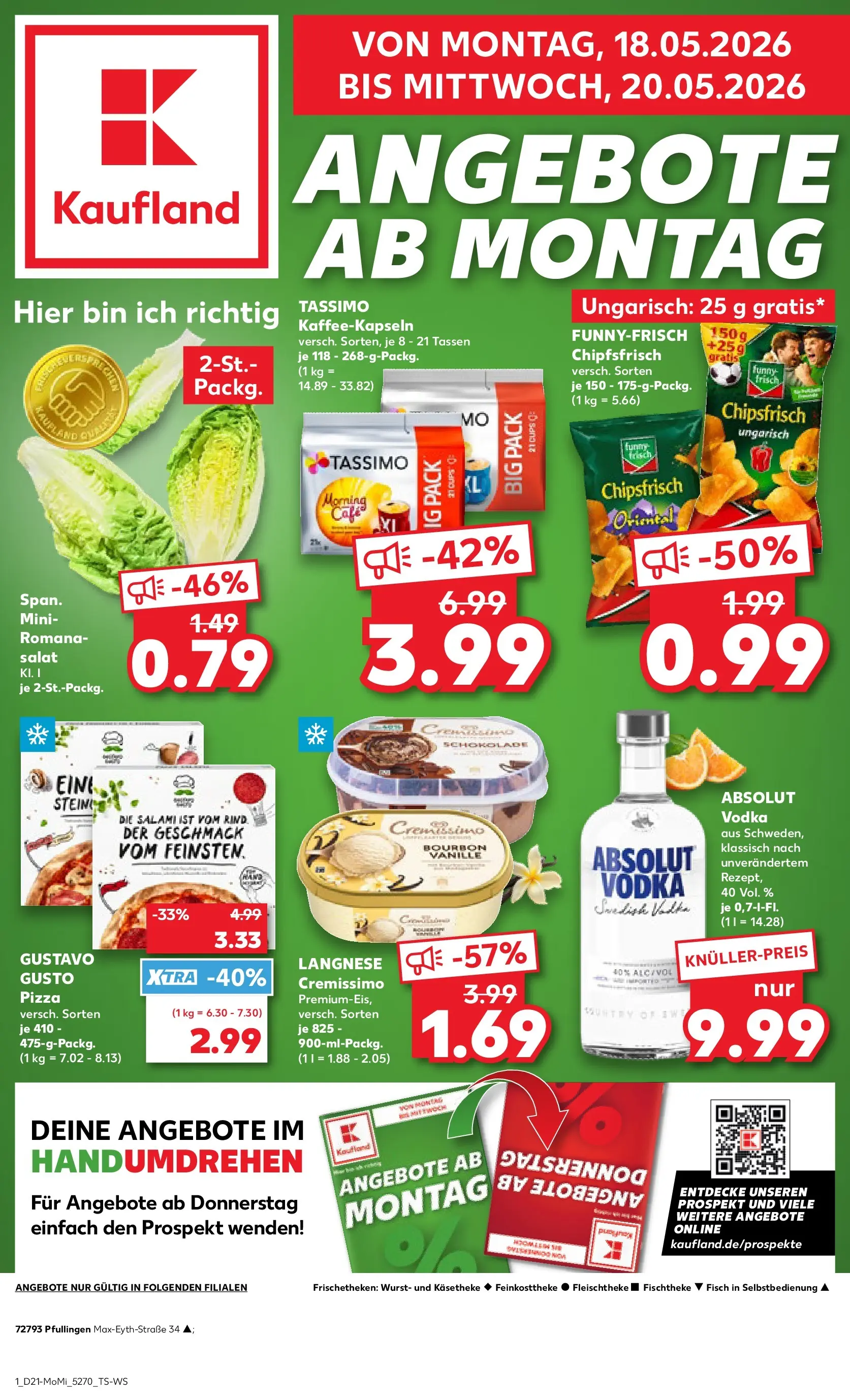 Prospekt Kaufland ab 18.05.2026 » Angebote Online zum Blättern | Seite: 1